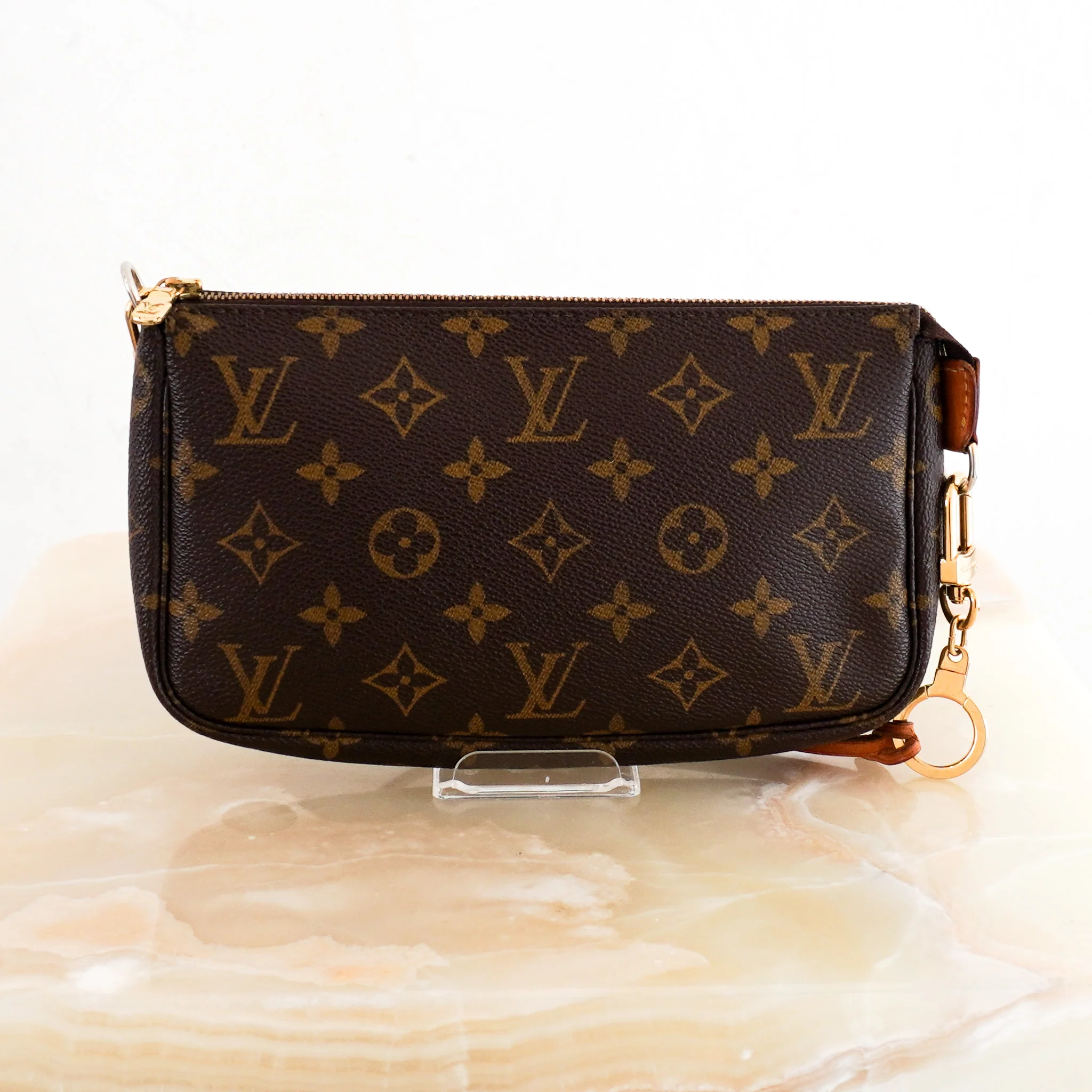 Louis Vuitton monogram Pochette | Authentic Preloved - Image 4