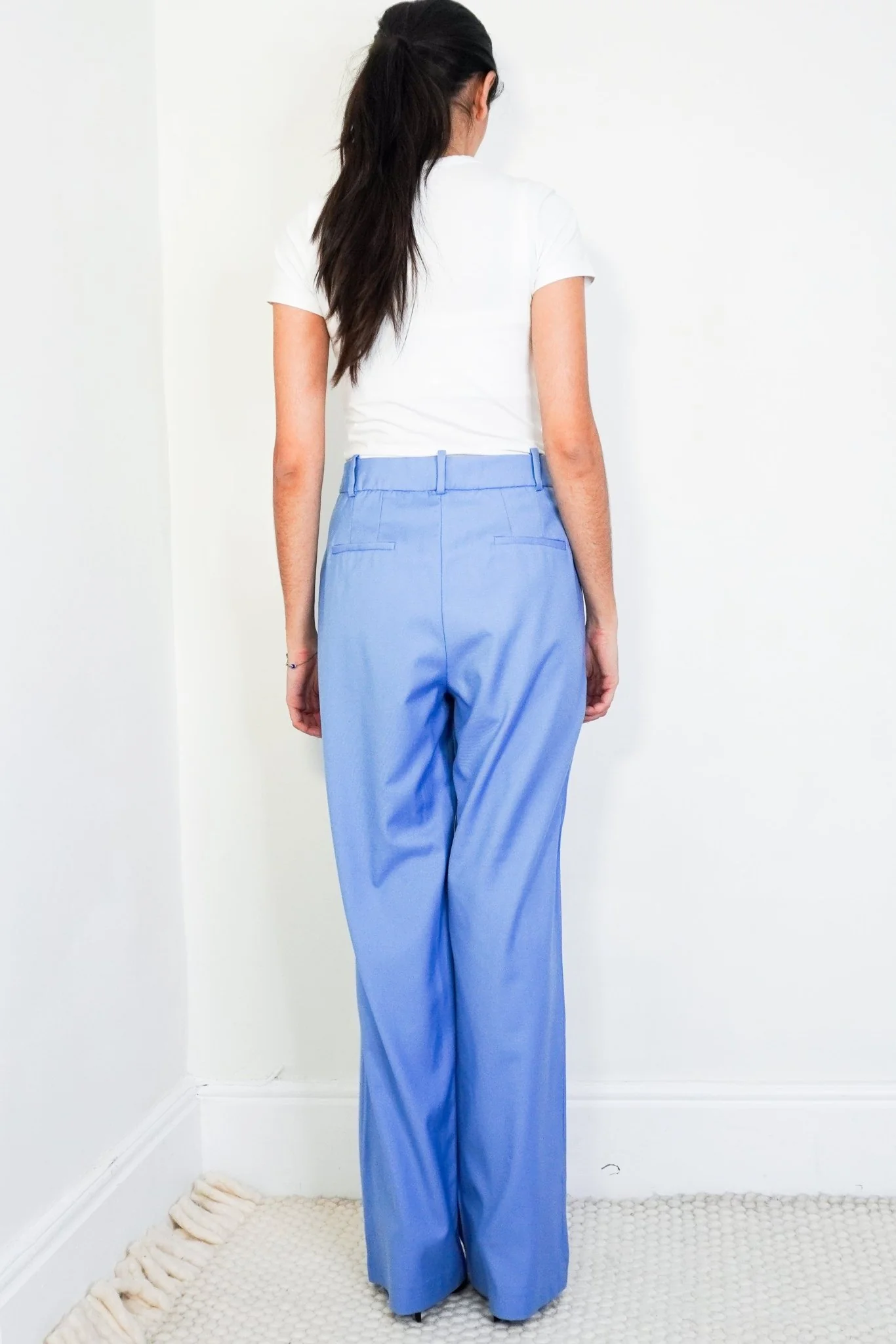 Loulou Studio Blue Trousers RRP £315 | Authentic Preloved - Image 3