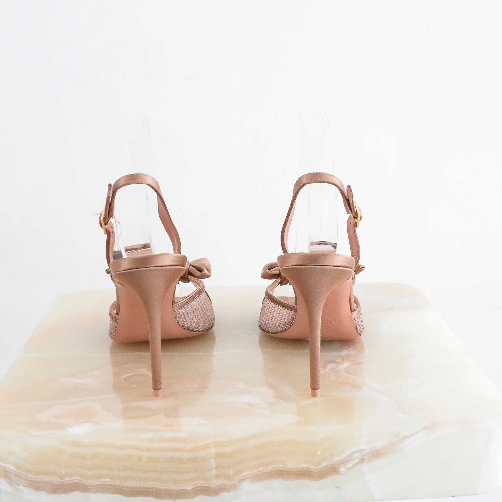 Malone Soulier Satin Slingbacks RRP £550 | Authentic Preloved - Image 3