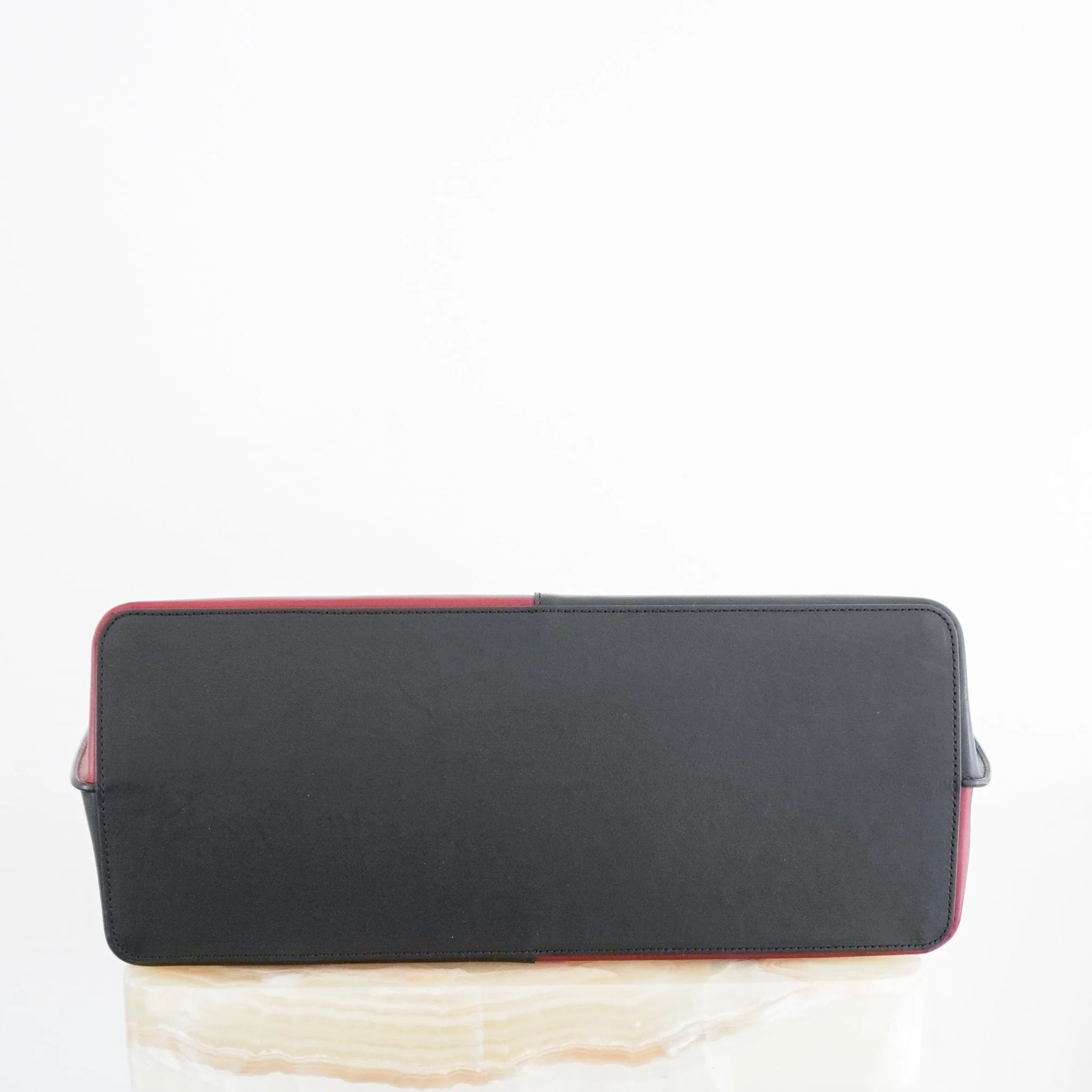 Mansur Gavriel Black & Red Multitude Leather Tote Bag RRP £500 | Authentic Preloved - Image 4