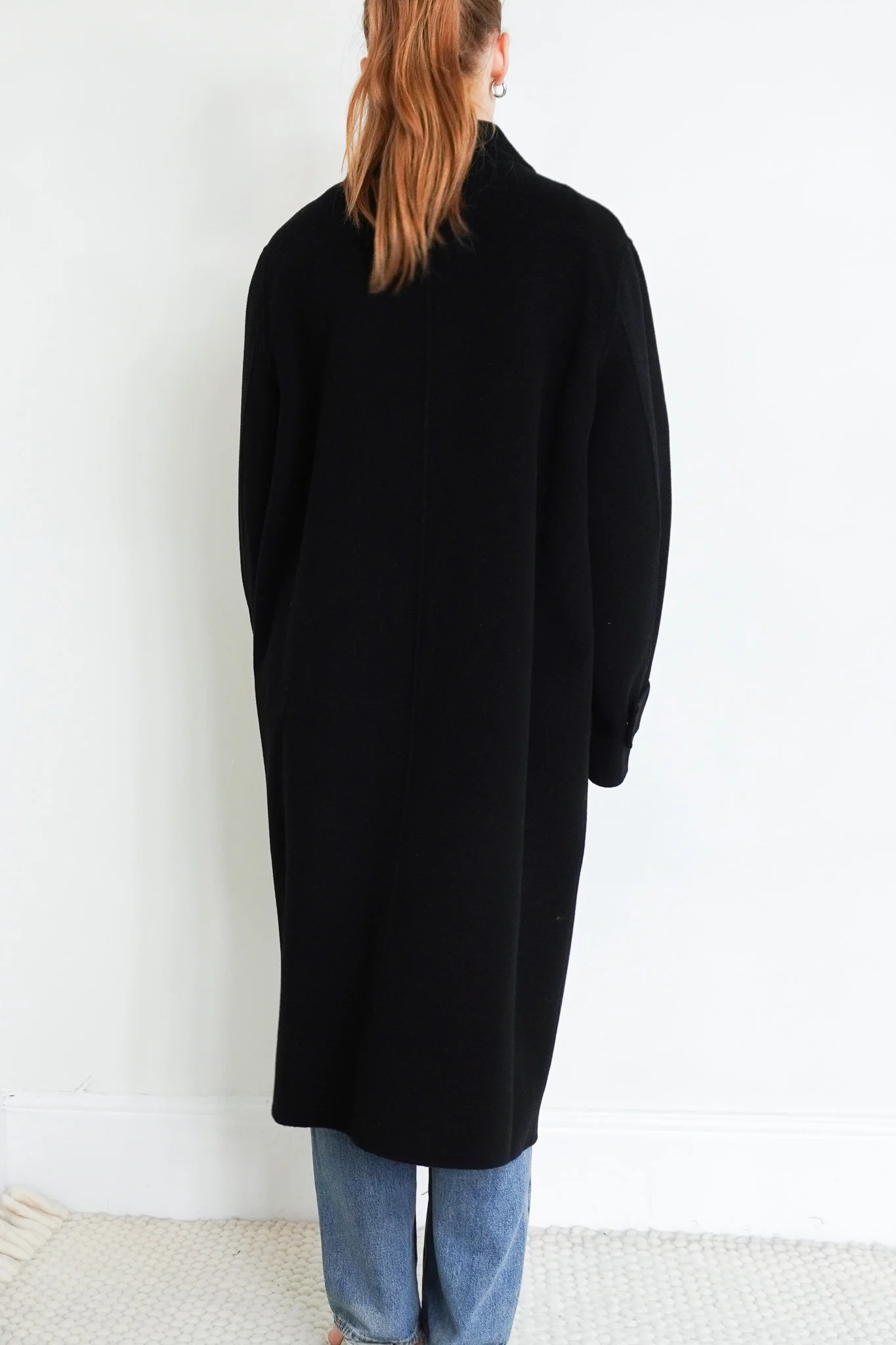 Marina Rinaldi Black Wool Coat RRP £650| Authentic Preloved - Image 3