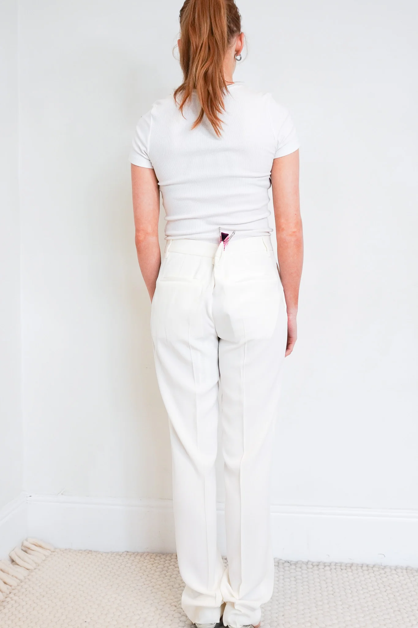 Jil Sander White Trousers RRP £1200 | Preloved Authentic - Image 3