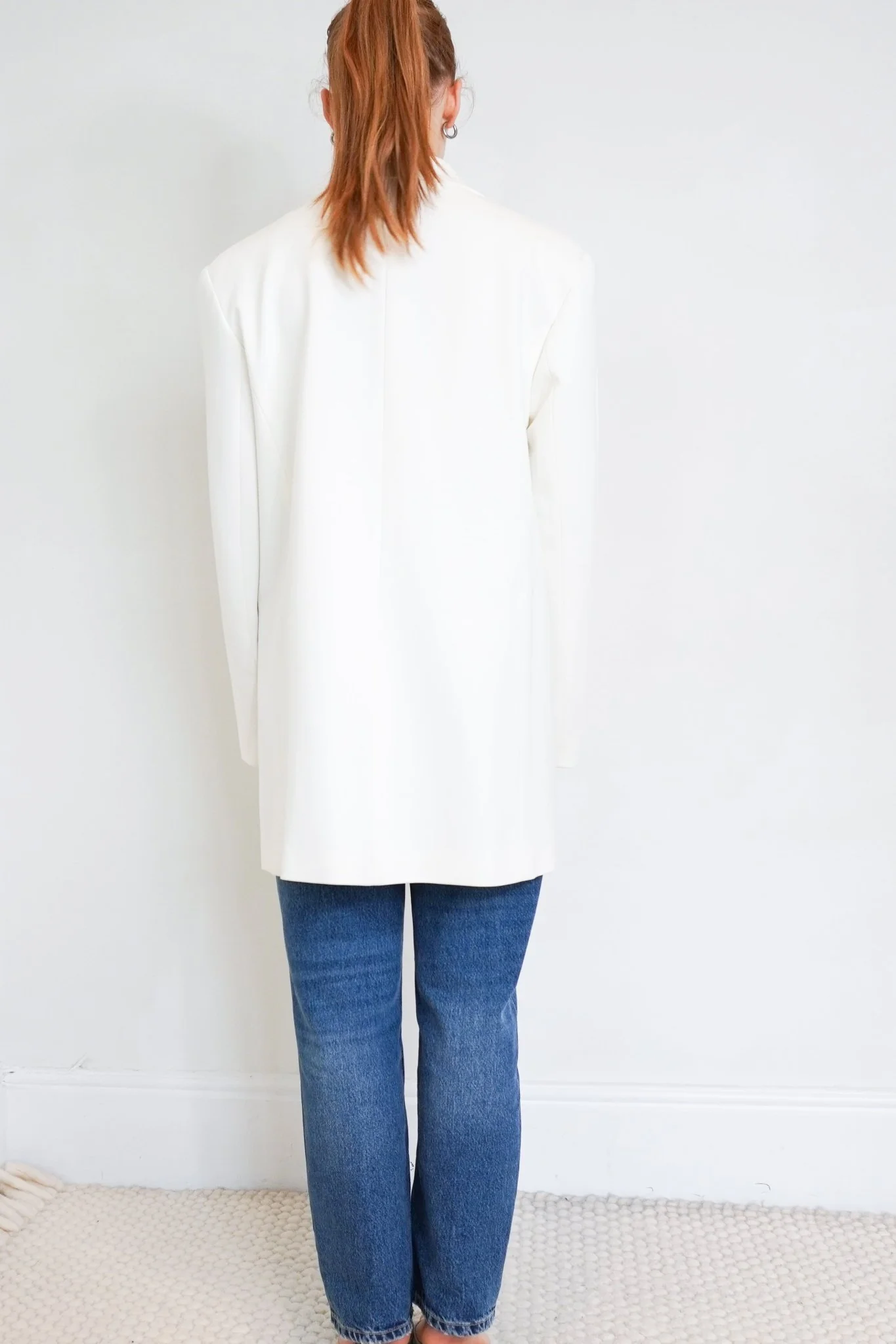 Marina Rinaldi White Tailored Blazer RRP £270 | Authentic Preloved FINAL SALE - Image 3