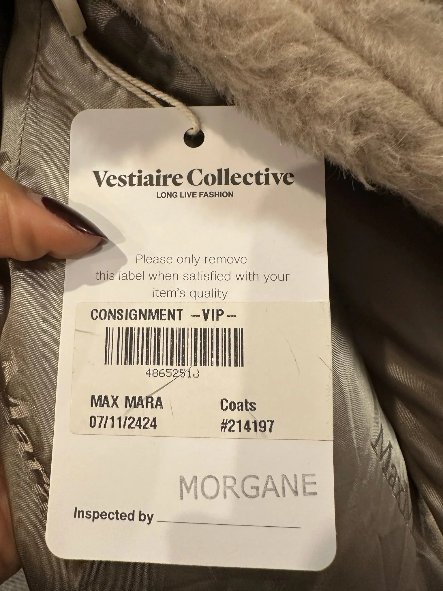 Max Mara Beige Teddy Bear Icon Coat in alpaca and wool RRP £2580 | Authentic Preloved - Image 5