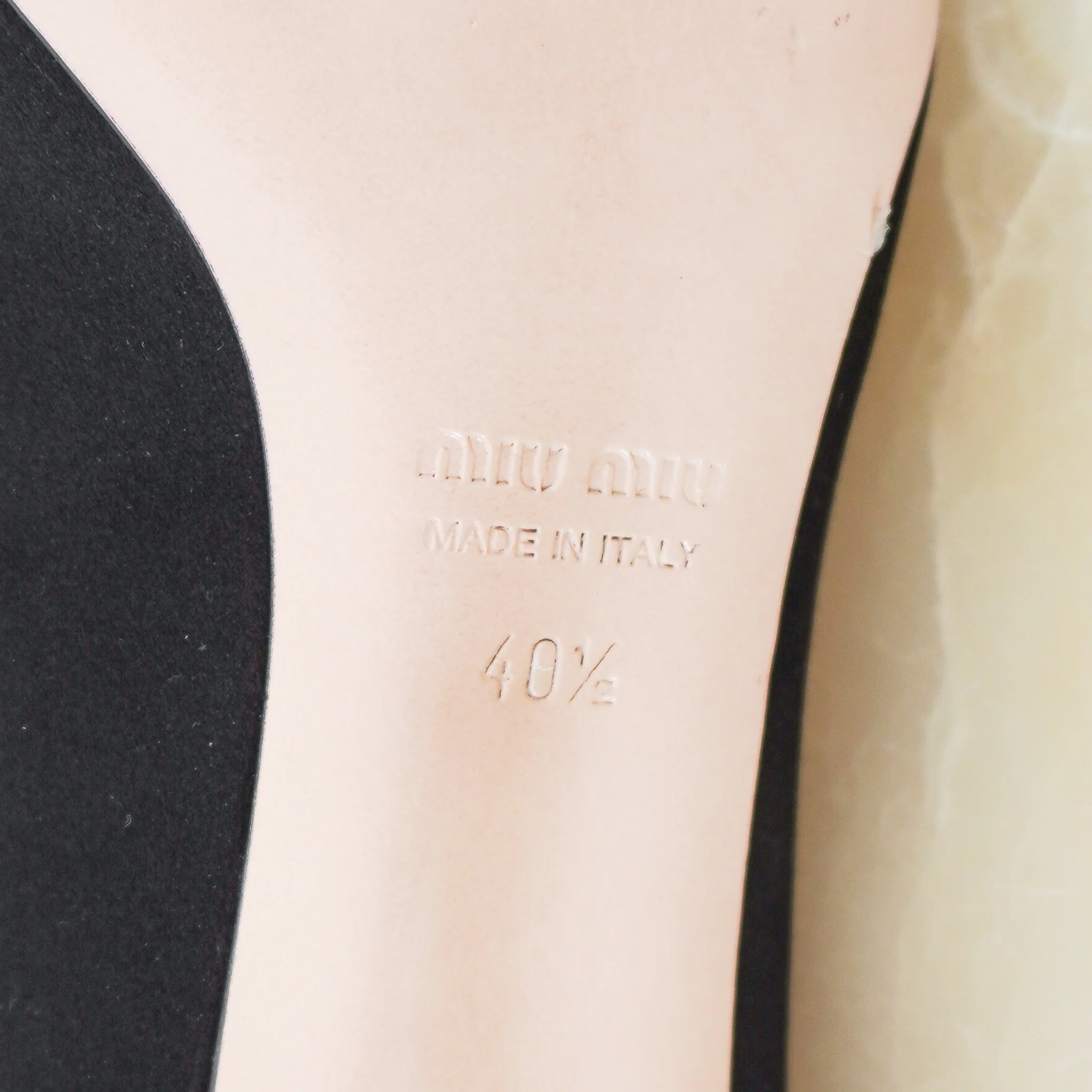 Miu Miu Pearl and Crystal Embellished Pumps RRP £800| Authentic Preloved [final sale] - Image 7