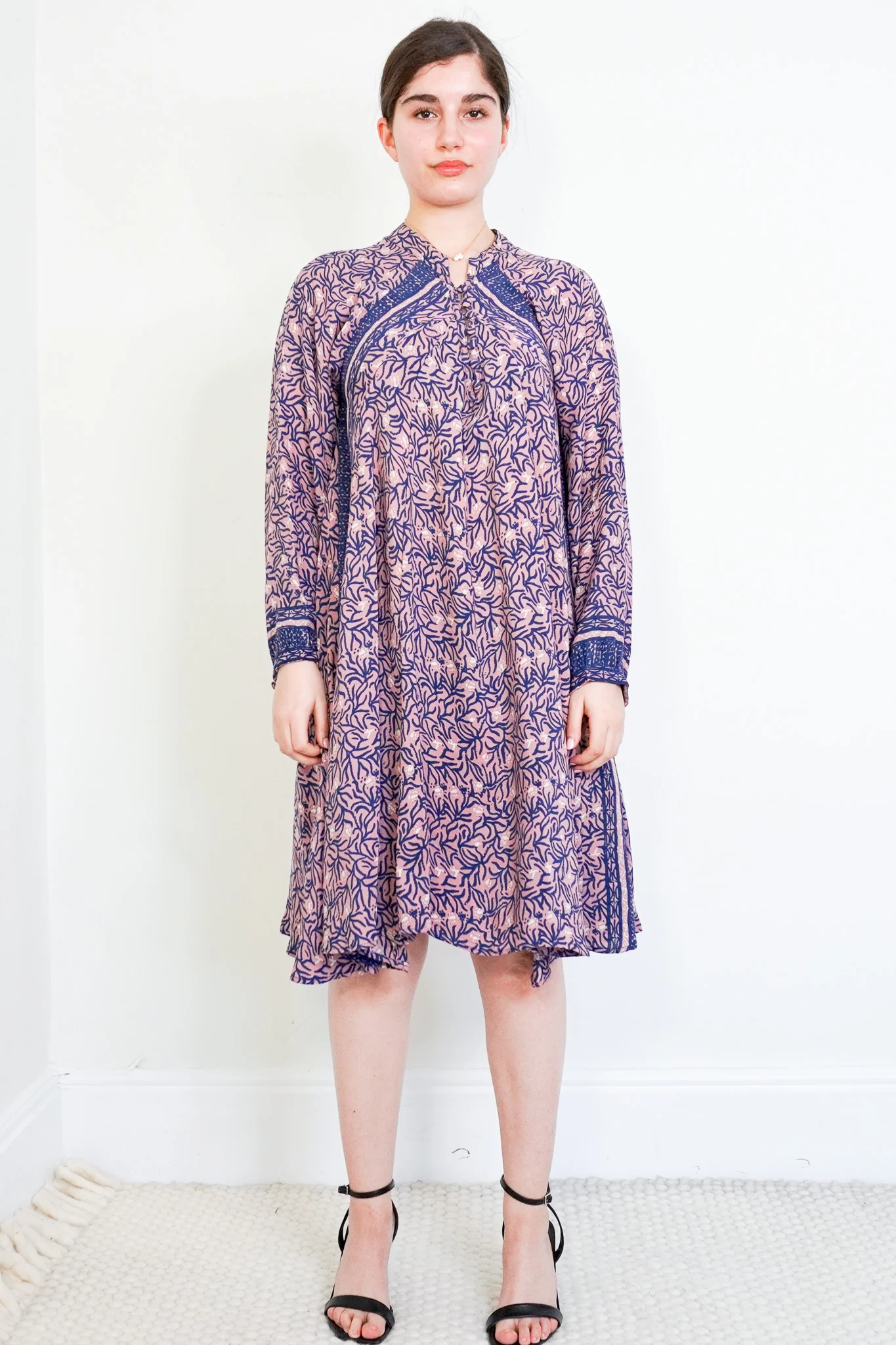 Natalie Martin Printed Silk Midi Dress RRP £450 | Authentic Preloved