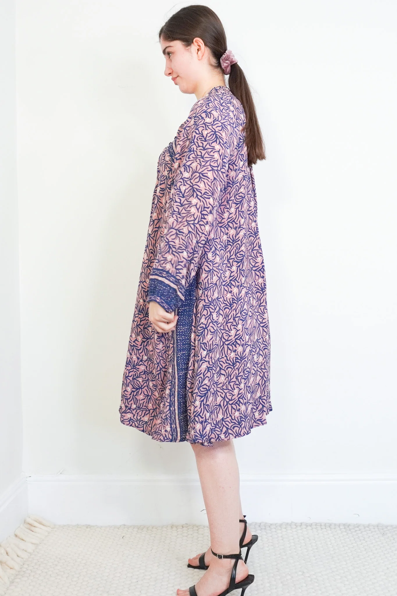 Natalie Martin Printed Silk Midi Dress RRP £450 | Authentic Preloved - Image 2
