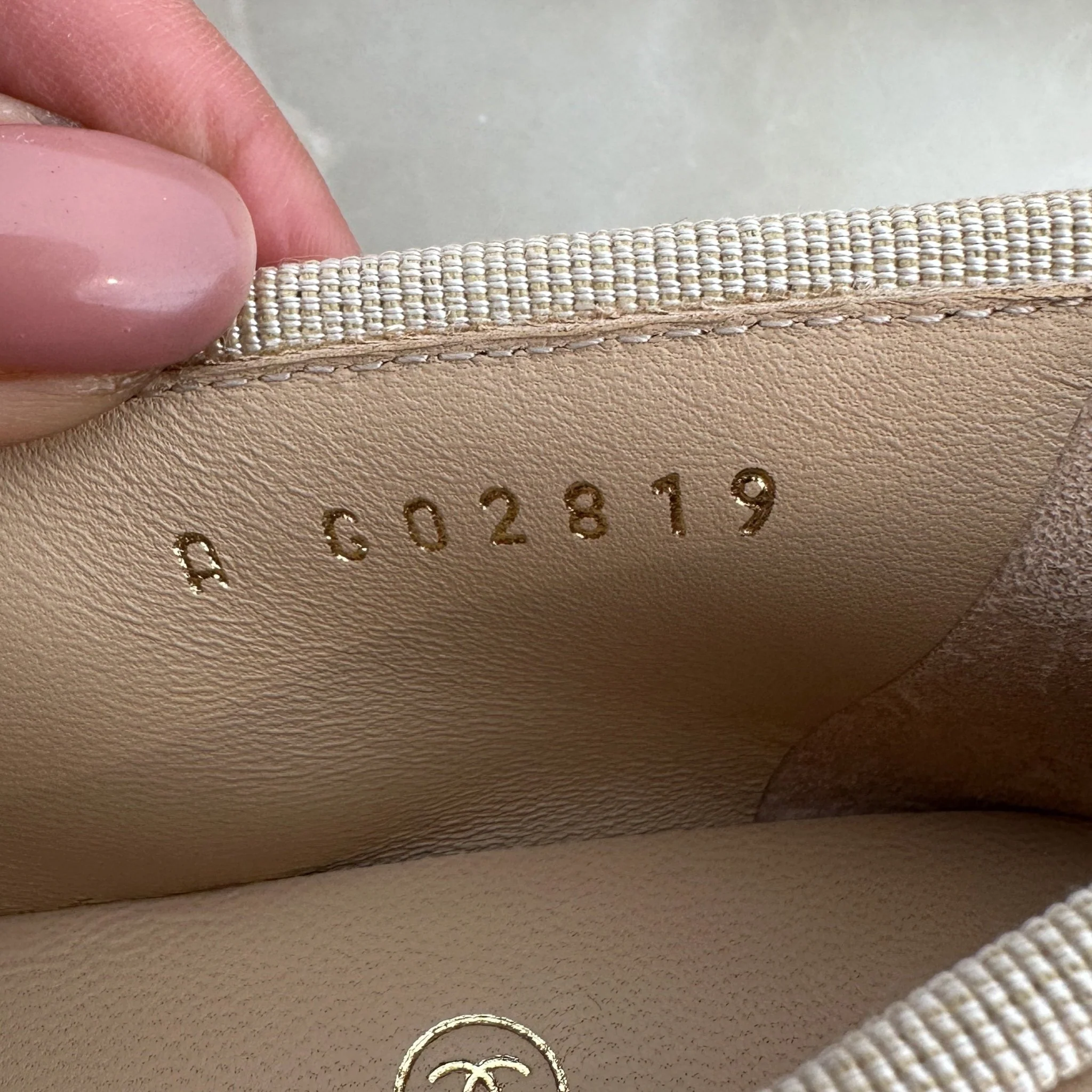 NEW Chanel Beige Leather Ballet Flats RRP £820 | Authentic Preloved - Image 6
