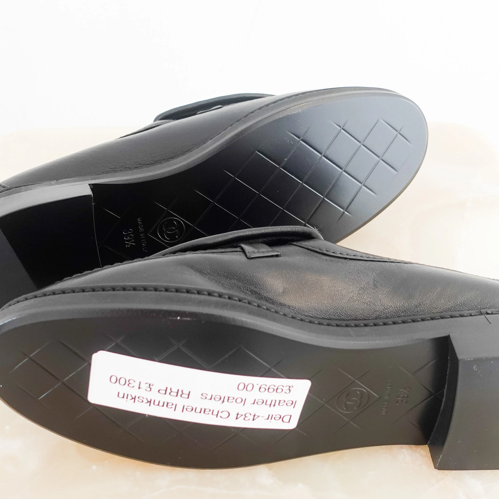 NEW Chanel Quilted Lambskin CC turn-lock Loafers RRP £1300 | Authentic Preloved - Image 6
