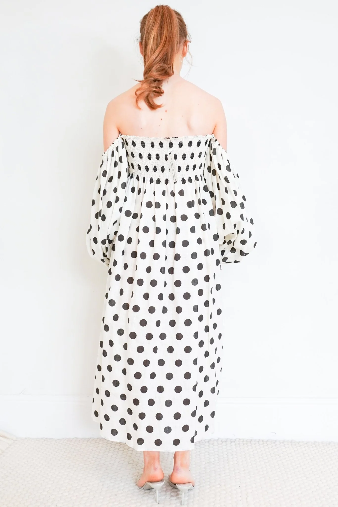 NEW Sleeper Linen Polka Dot dress RRP £425 | Authentic Preloved - Image 3