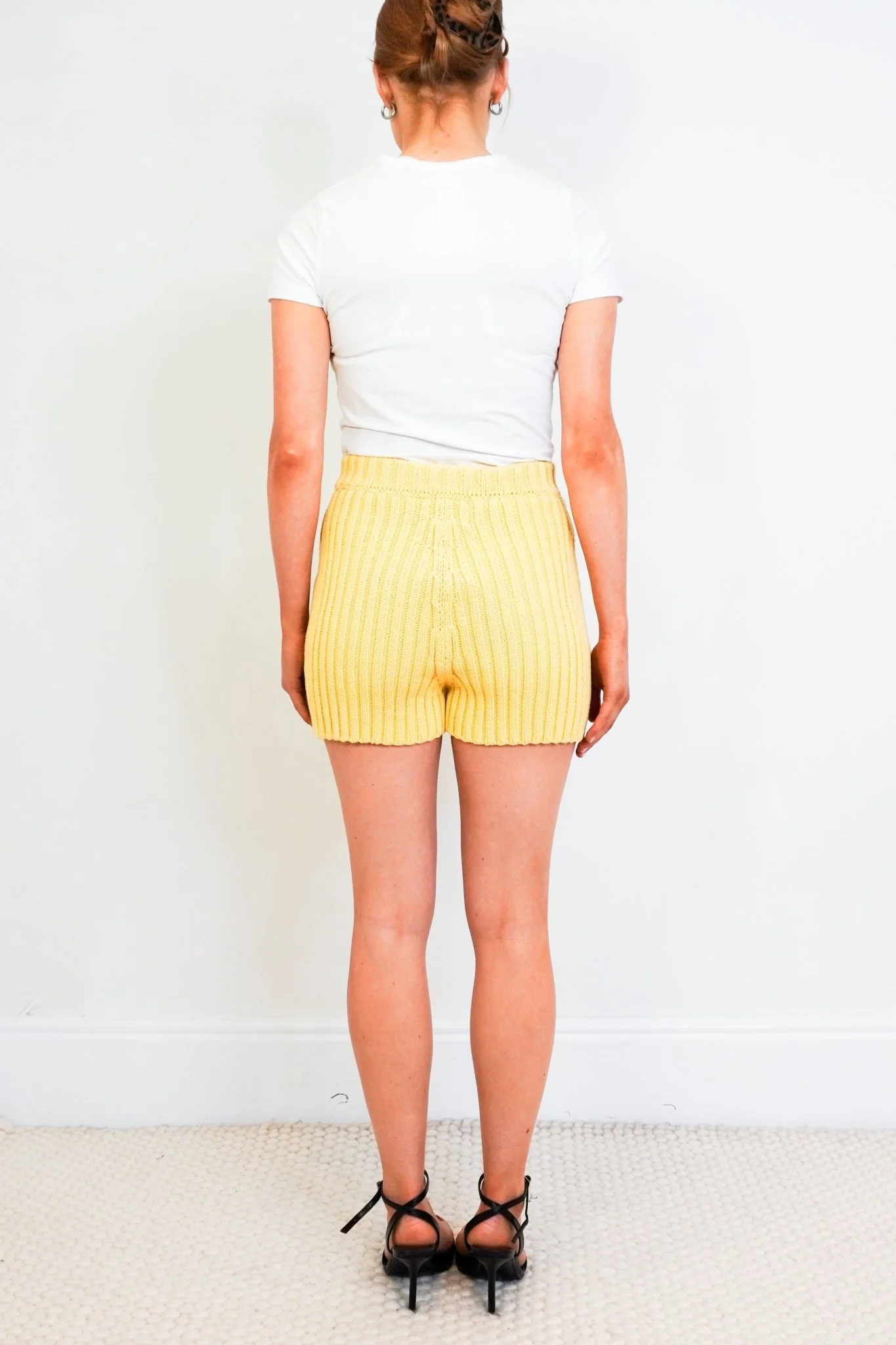 NEW The Knotty Ones Yellow Shorts RRP £253 | Authentic Preloved - Image 3