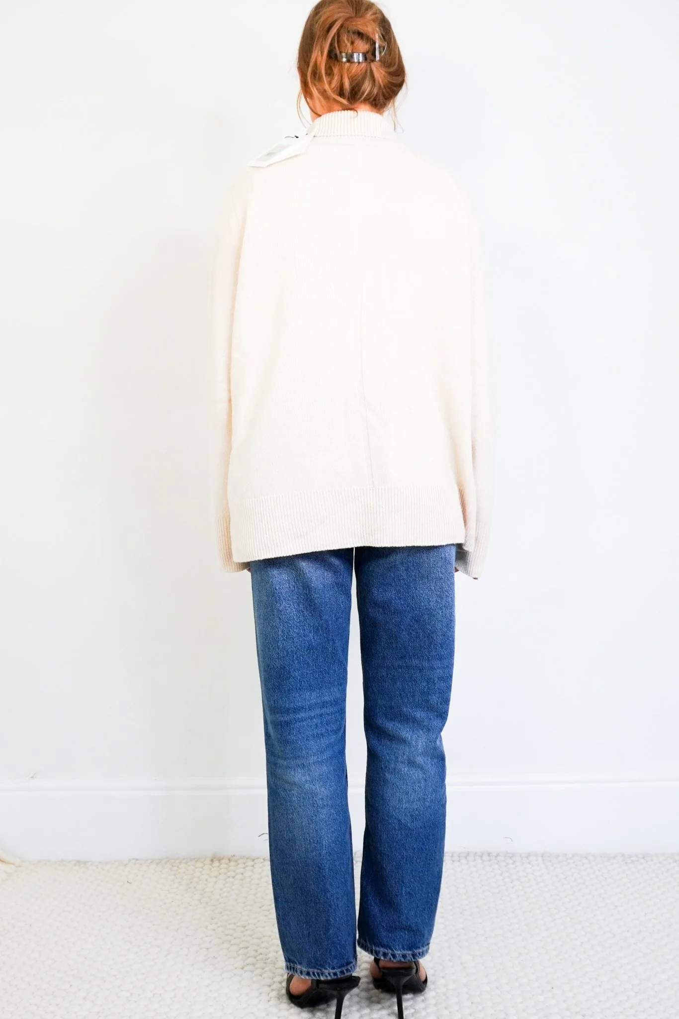 New The Row Cream Cable Knit Turtle Neck Milina Top RRP £880| Authentic Preloved - Image 3