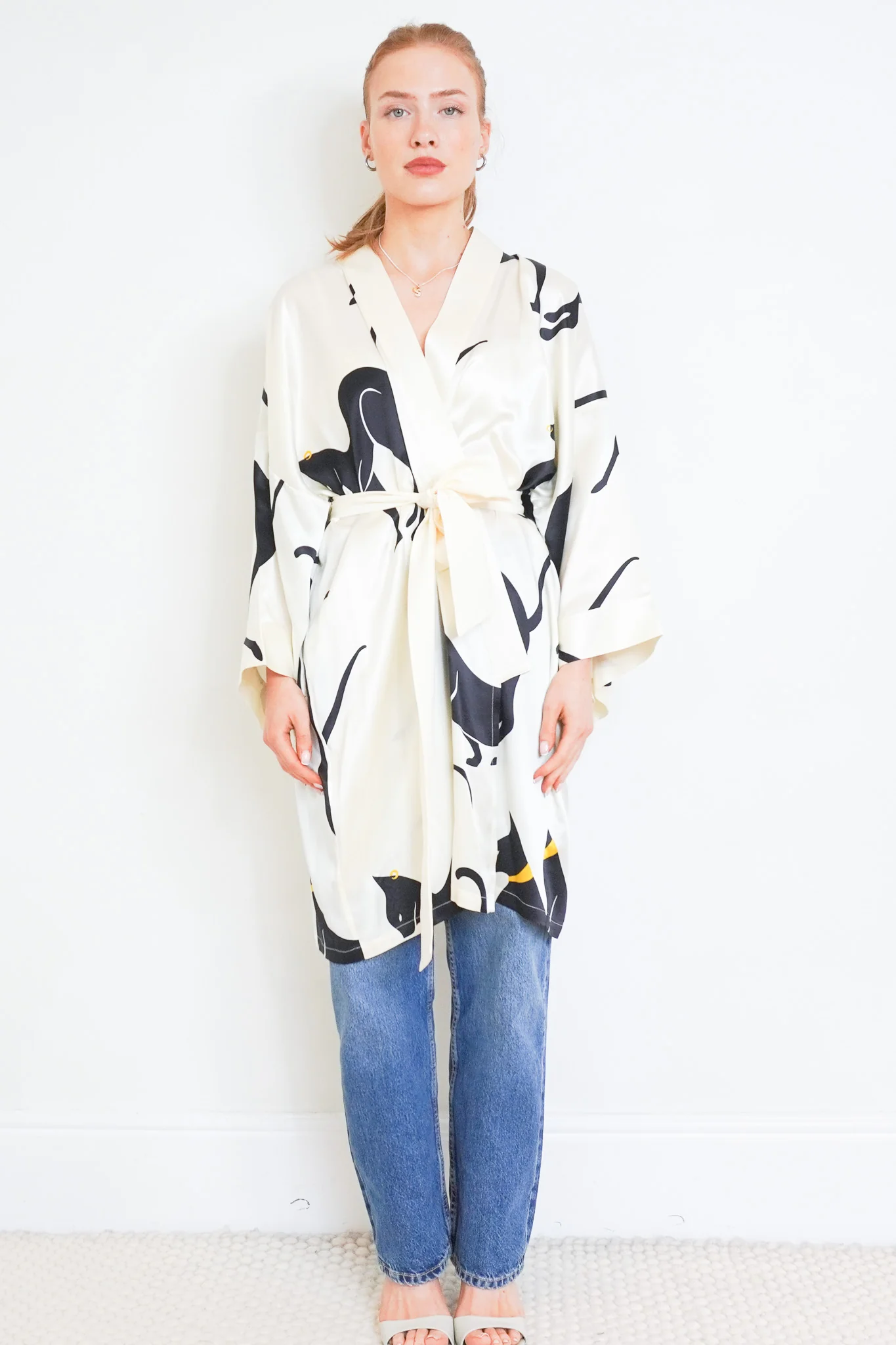 Olivia Van Halle Silk Robe RRP £590 | Authentic Preloved