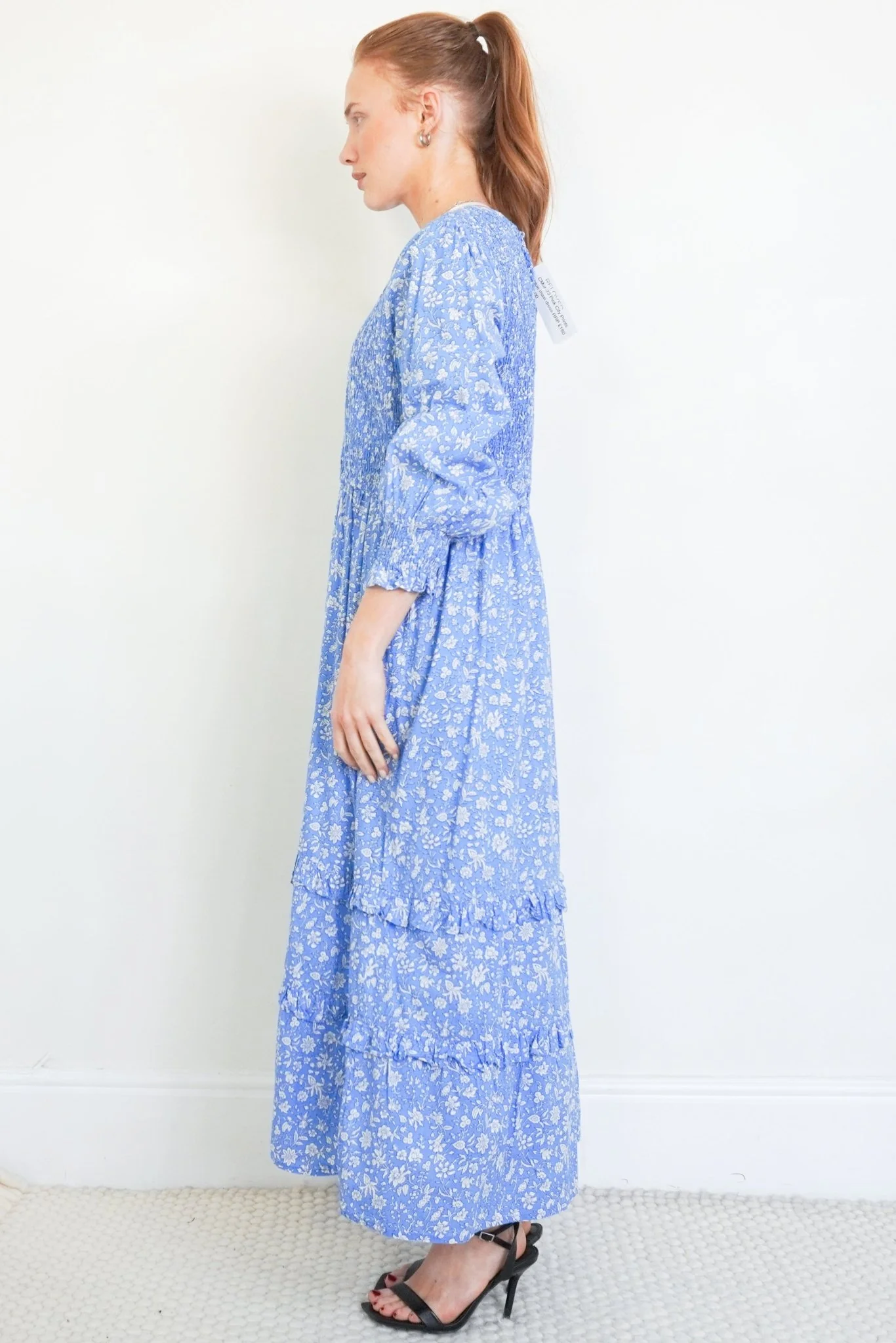 Pink City Prints Blue Maxi Dress RRP £180 | Authentic & Preloved - Image 2