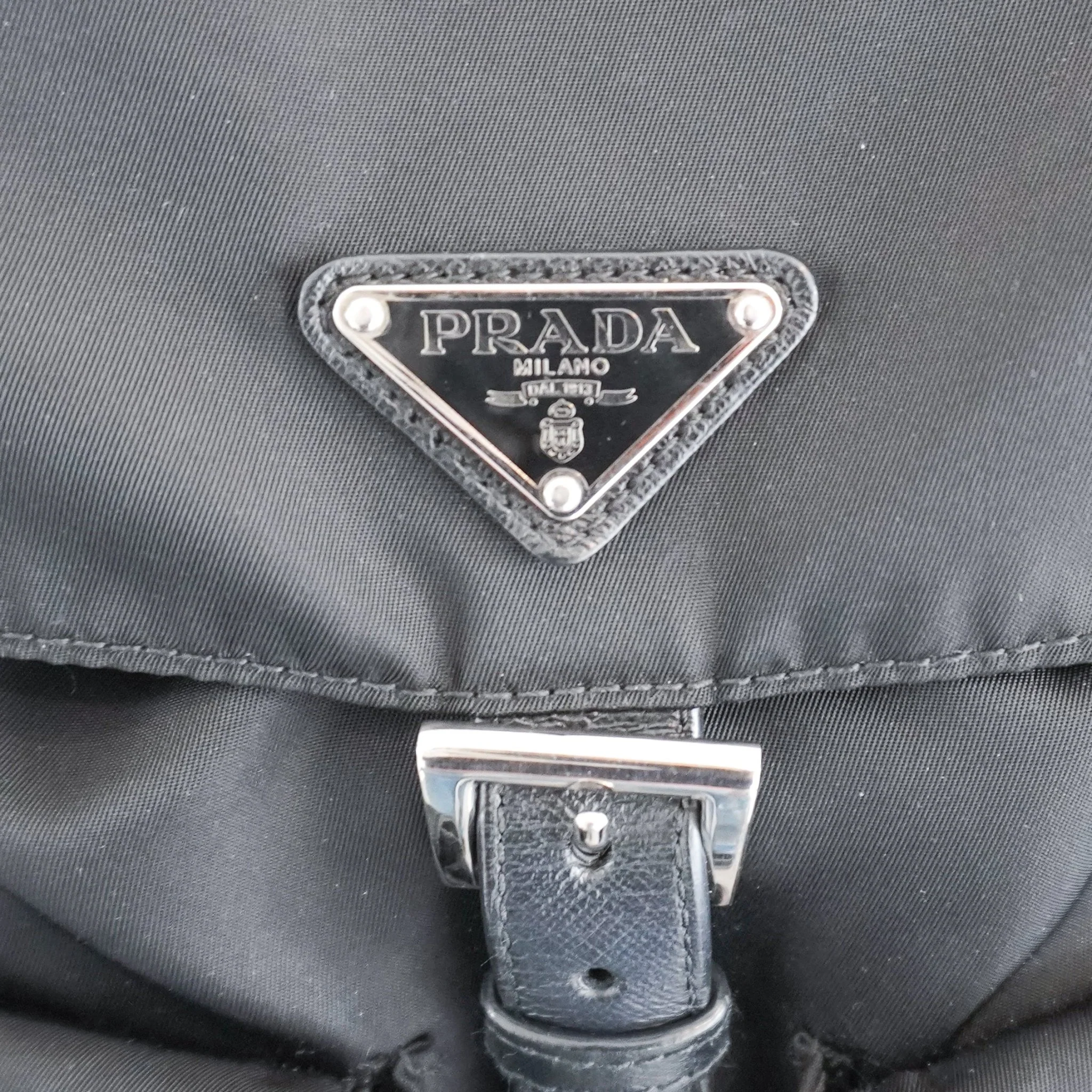Prada Black Re Nylon Backpack (RRP £1980) | Authentic Preloved - Image 5