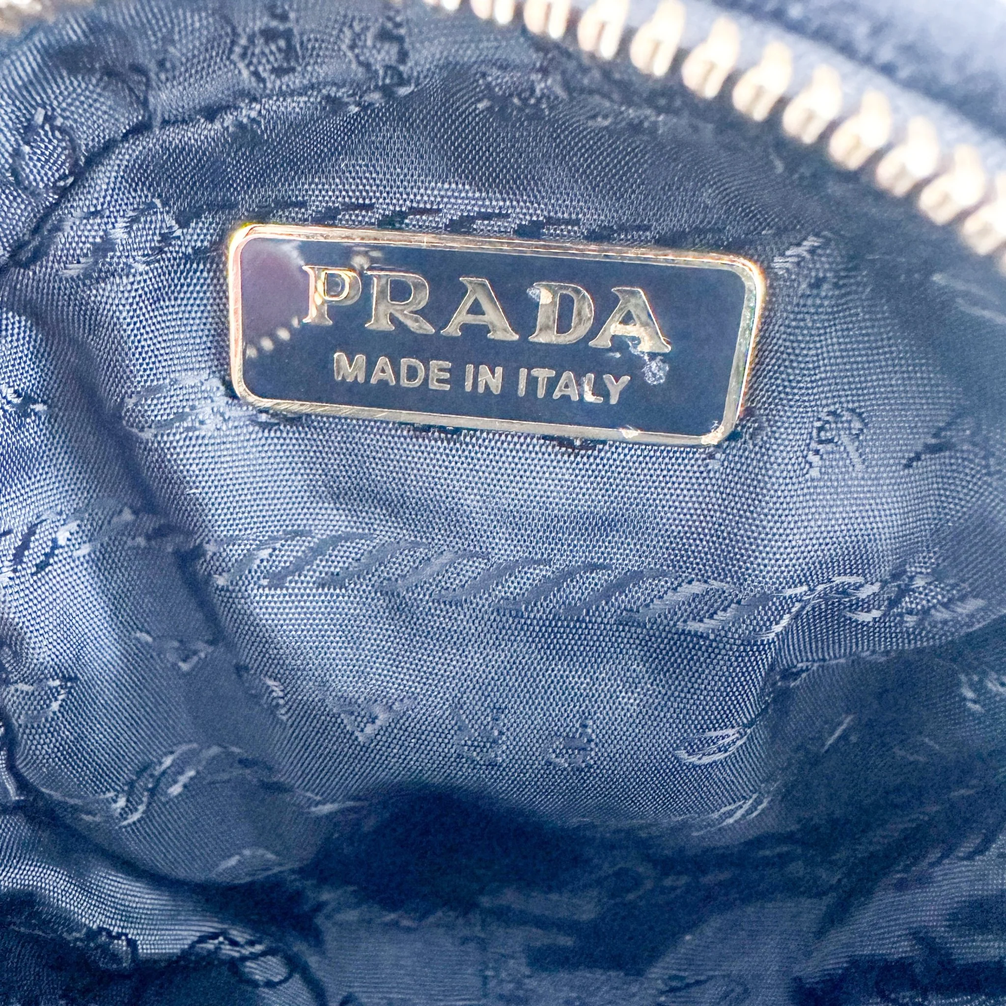 Prada Black Velvet Floral Coin Purse Charm RRP £520 | Authentic Preloved - Image 6