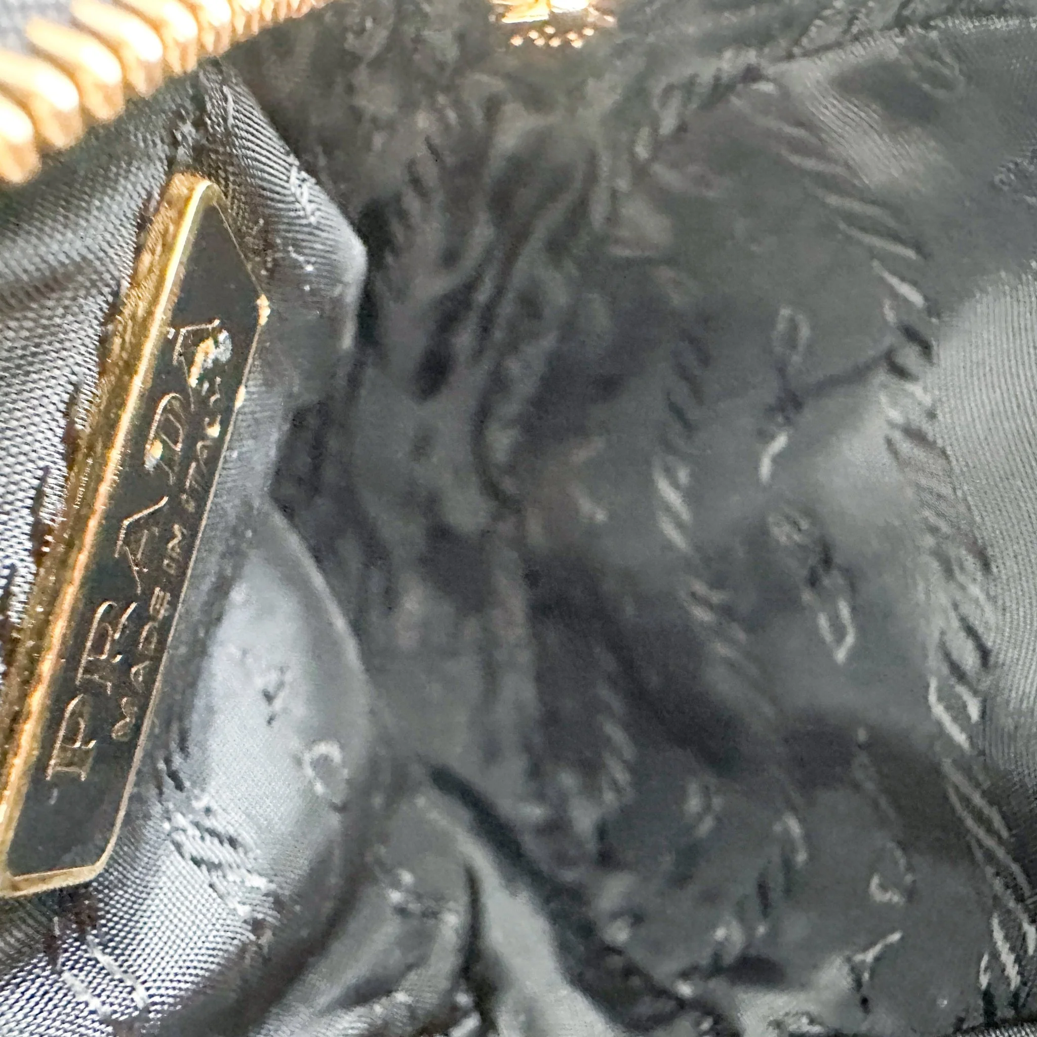 Prada Black Velvet Floral Coin Purse Charm RRP £520 | Authentic Preloved - Image 7