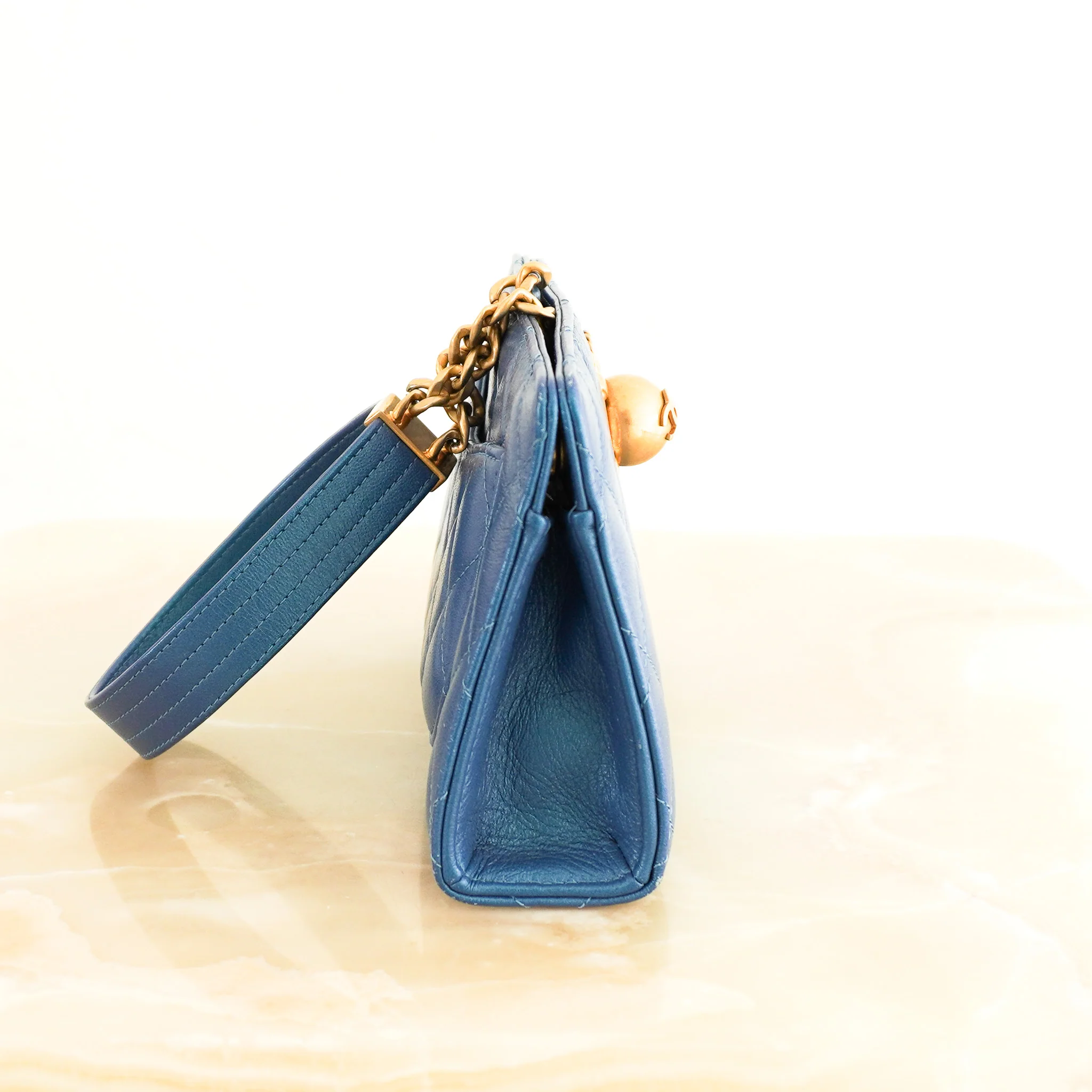 RARE Chanel By The Sea Quilted Evening Bag | Authentic Preloved - Image 2