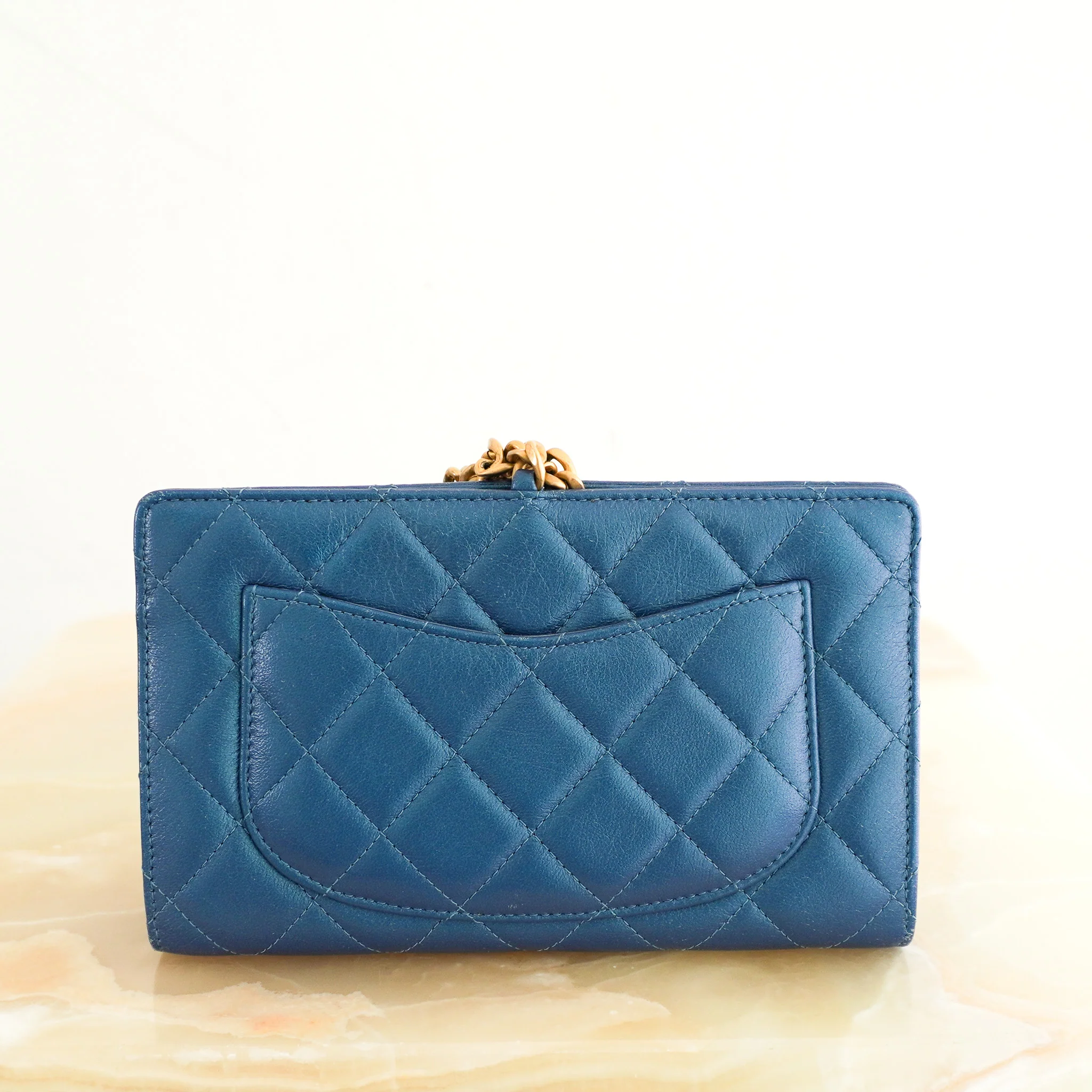 RARE Chanel By The Sea Quilted Evening Bag | Authentic Preloved - Image 4