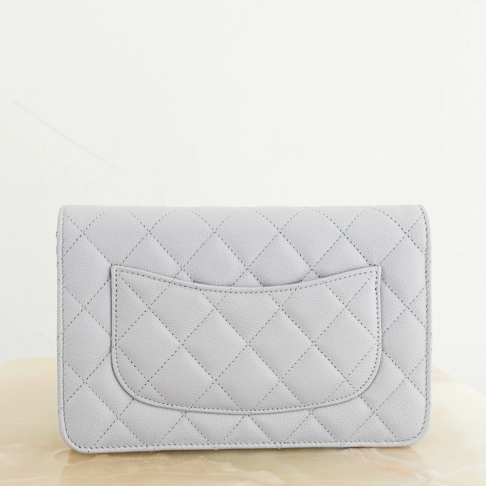 RARE Chanel Caviar Leather WOC Wallet On Chain RRP £4000 | Authentic Preloved - Image 4