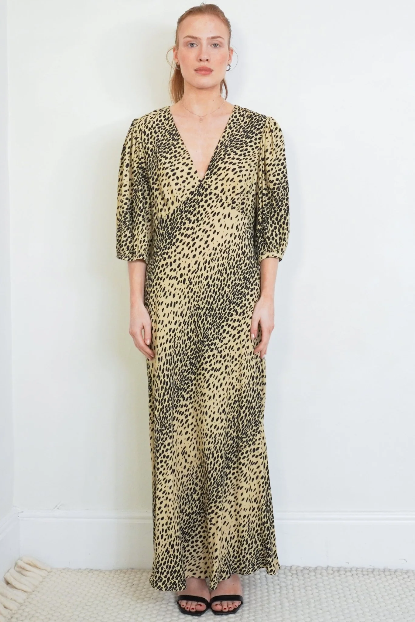 Rixo Leopard Print Maxi Dress RRP £340| Authentic & Preloved