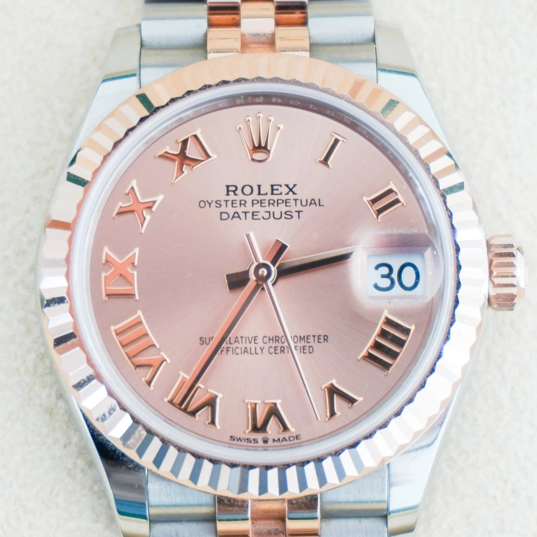 Rolex Datejust 31 Oyster Perpetual in Everose Gold RRP £11600 | Authentic Preloved FINAL SALE - Image 3
