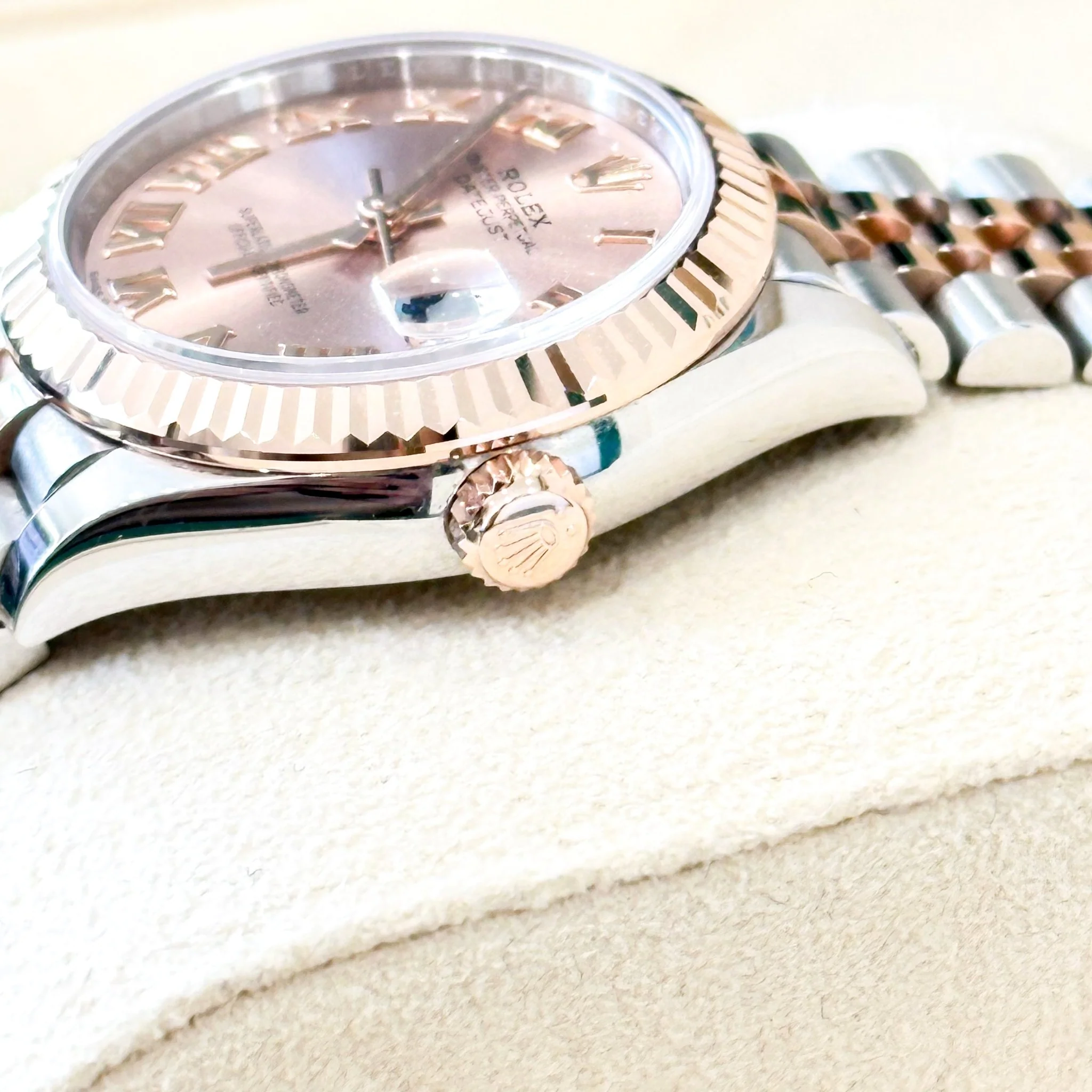 Rolex Datejust 31 Oyster Perpetual in Everose Gold RRP £11600 | Authentic Preloved FINAL SALE - Image 5