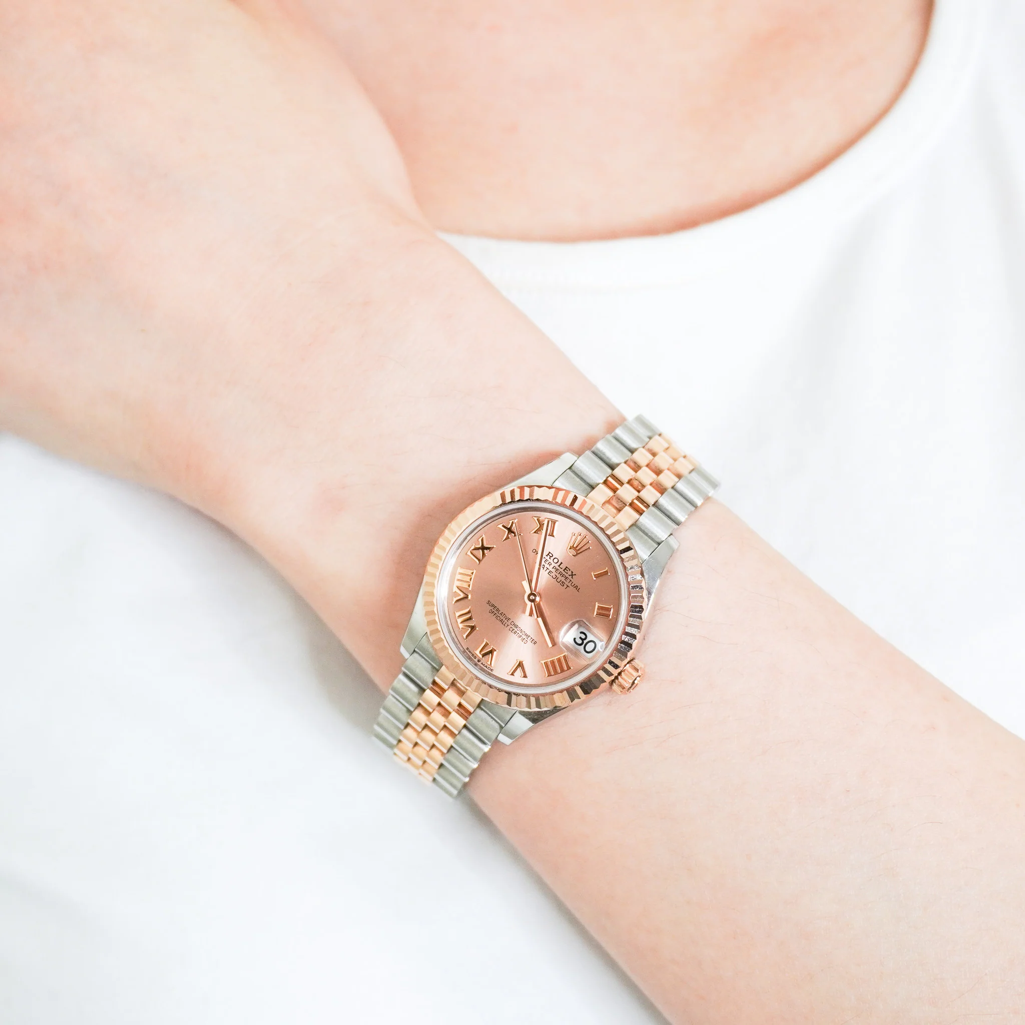 Rolex Datejust 31 Oyster Perpetual in Everose Gold RRP £11600 | Authentic Preloved FINAL SALE - Image 9