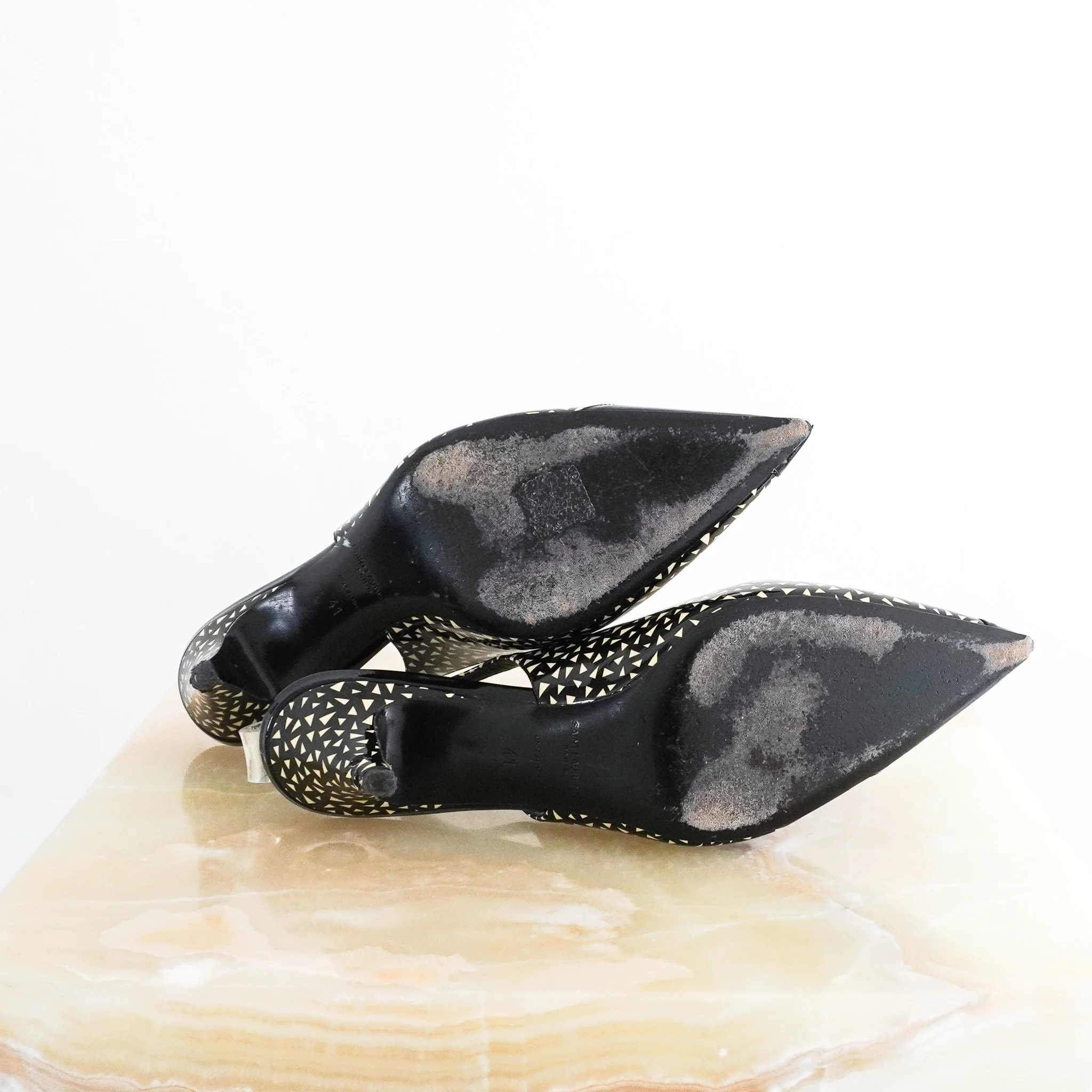 Saint Laurent Kitten Heel Slingbacks RRP £899 | Authentic Preloved - Image 5