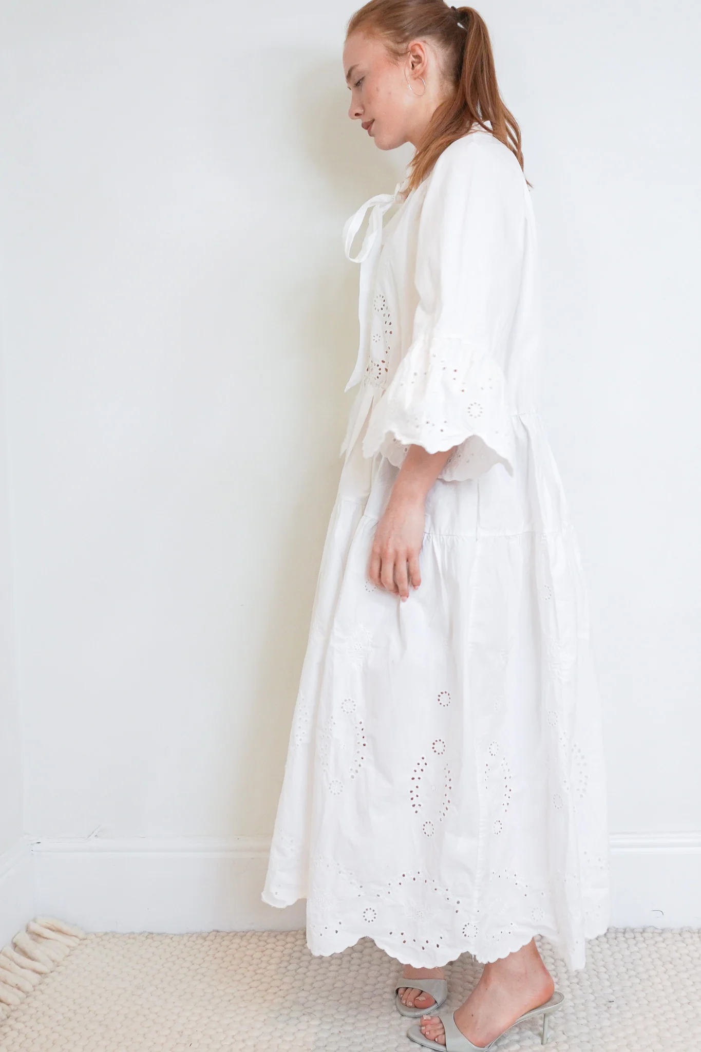 Self Portrait Cotton Maxi Dress RRP £300 | Authentic Preloved - Image 2