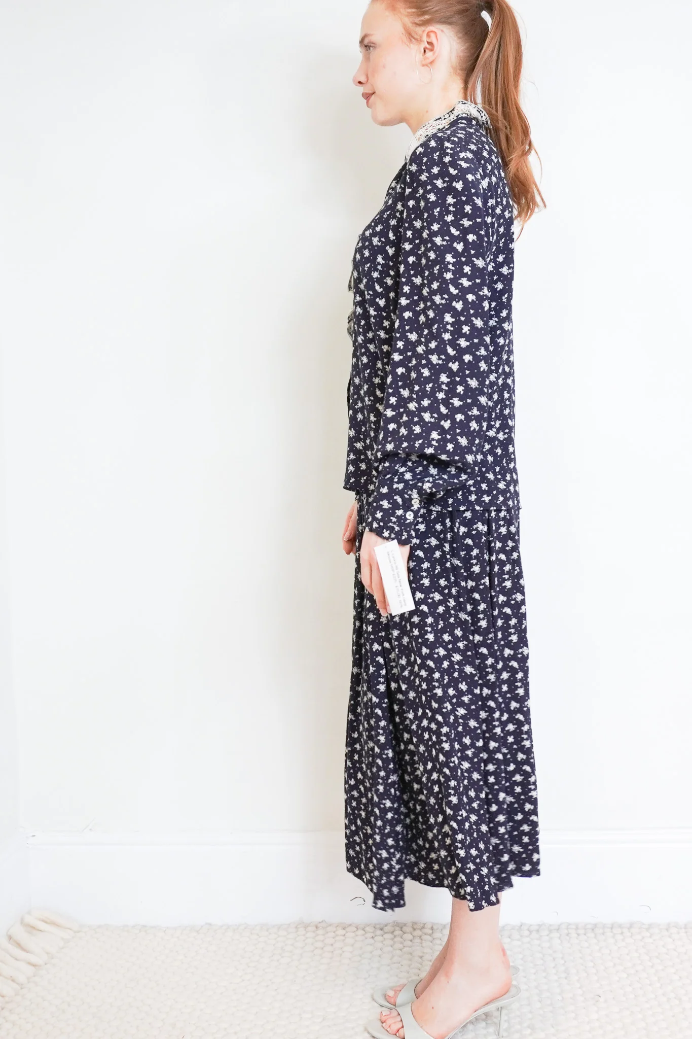 Sezane x Sea NY Blue Navy Blouse RRP £225 | Authentic Preloved - Image 2