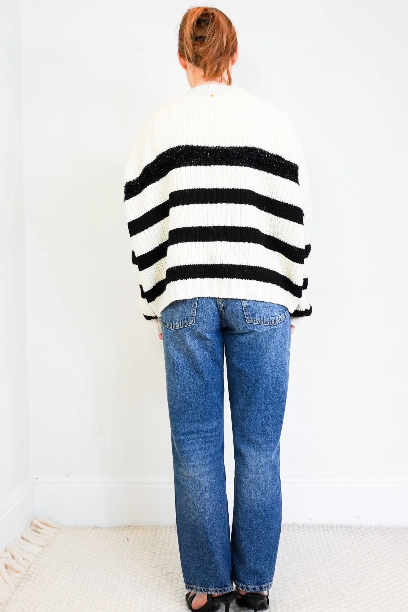 Stella Forest Cream and Black Breton Sweater RRP £250 | Authentic Preloved - Image 3