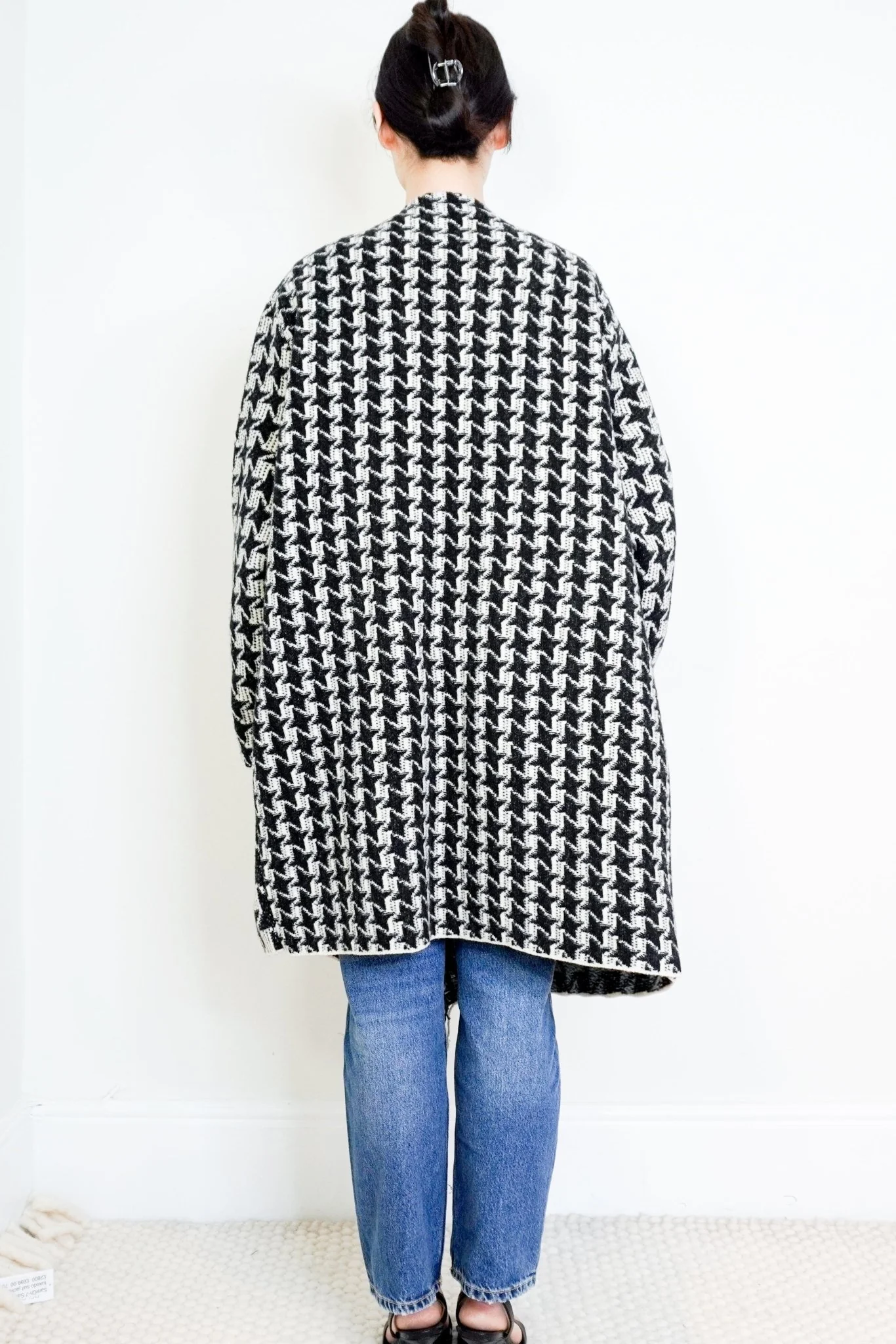 Stella McCartney Monochrome Cardigan Coat RRP £800 | Authentic Preloved - Image 3