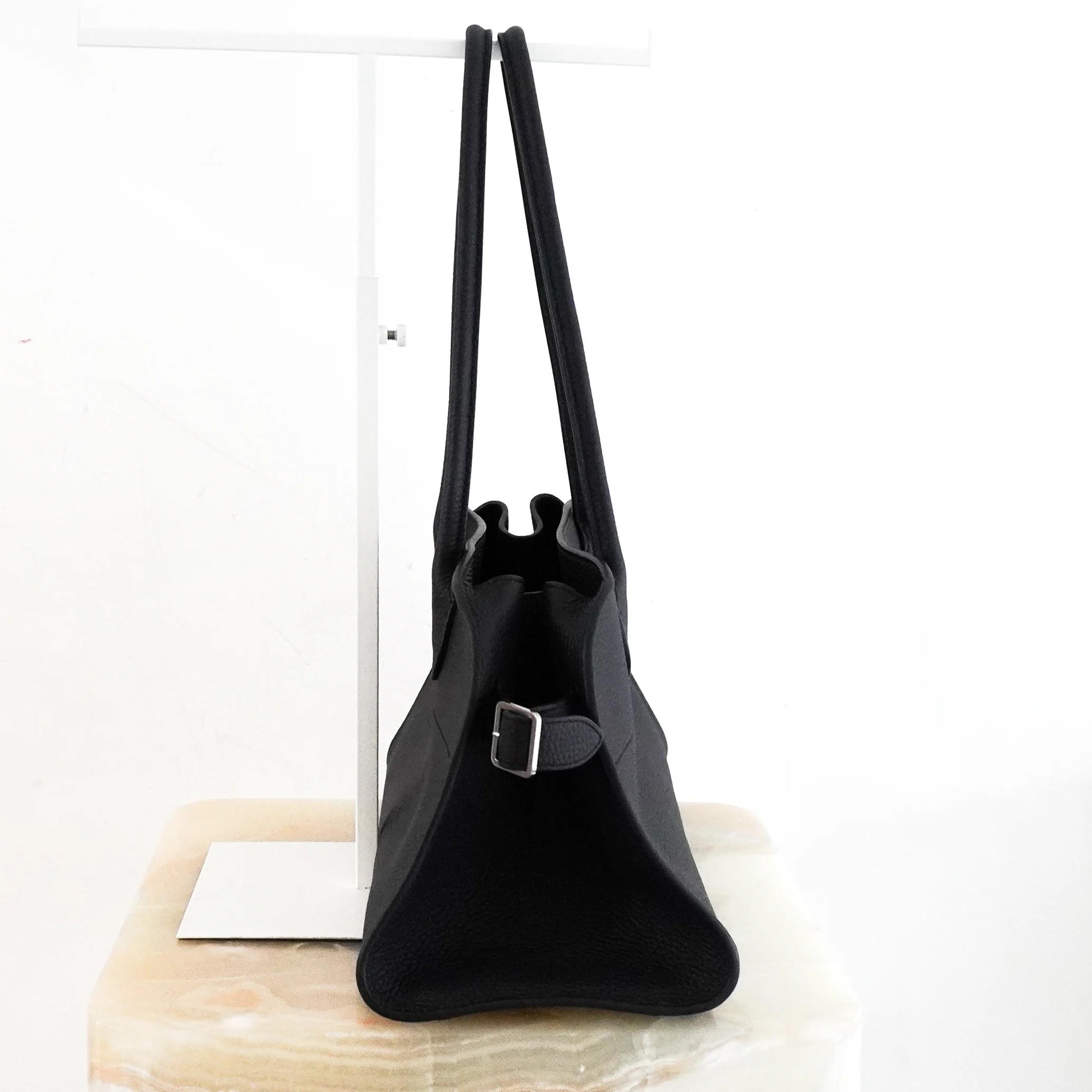 The Row Margaux 12 Marine Shoulder Bag RRP £4540 | Authentic Preloved - Image 2