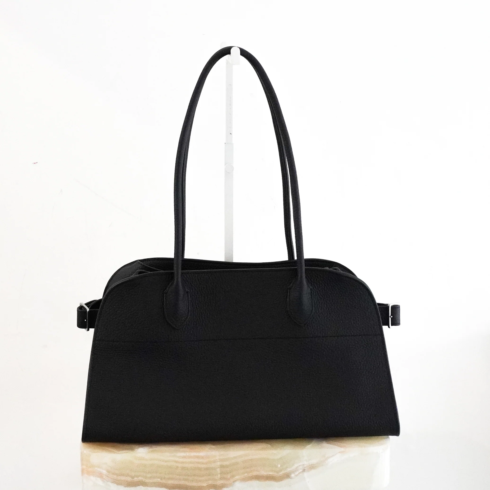 The Row Margaux 12 Marine Shoulder Bag RRP £4540 | Authentic Preloved - Image 4