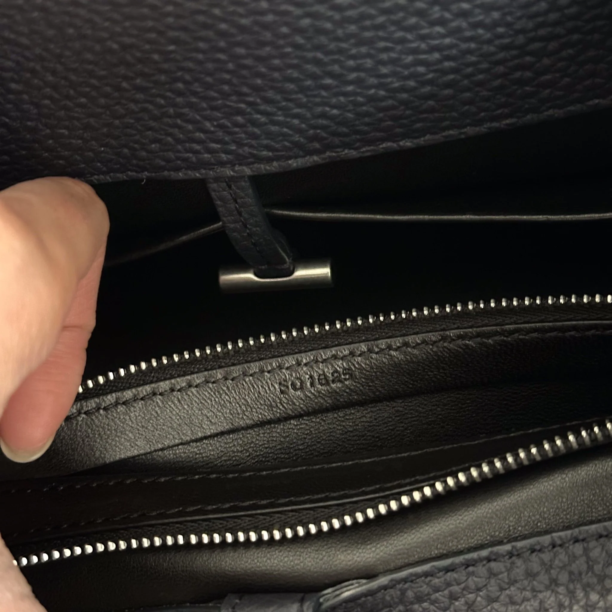 The Row Margaux 12 Marine Shoulder Bag RRP £4540 | Authentic Preloved - Image 6