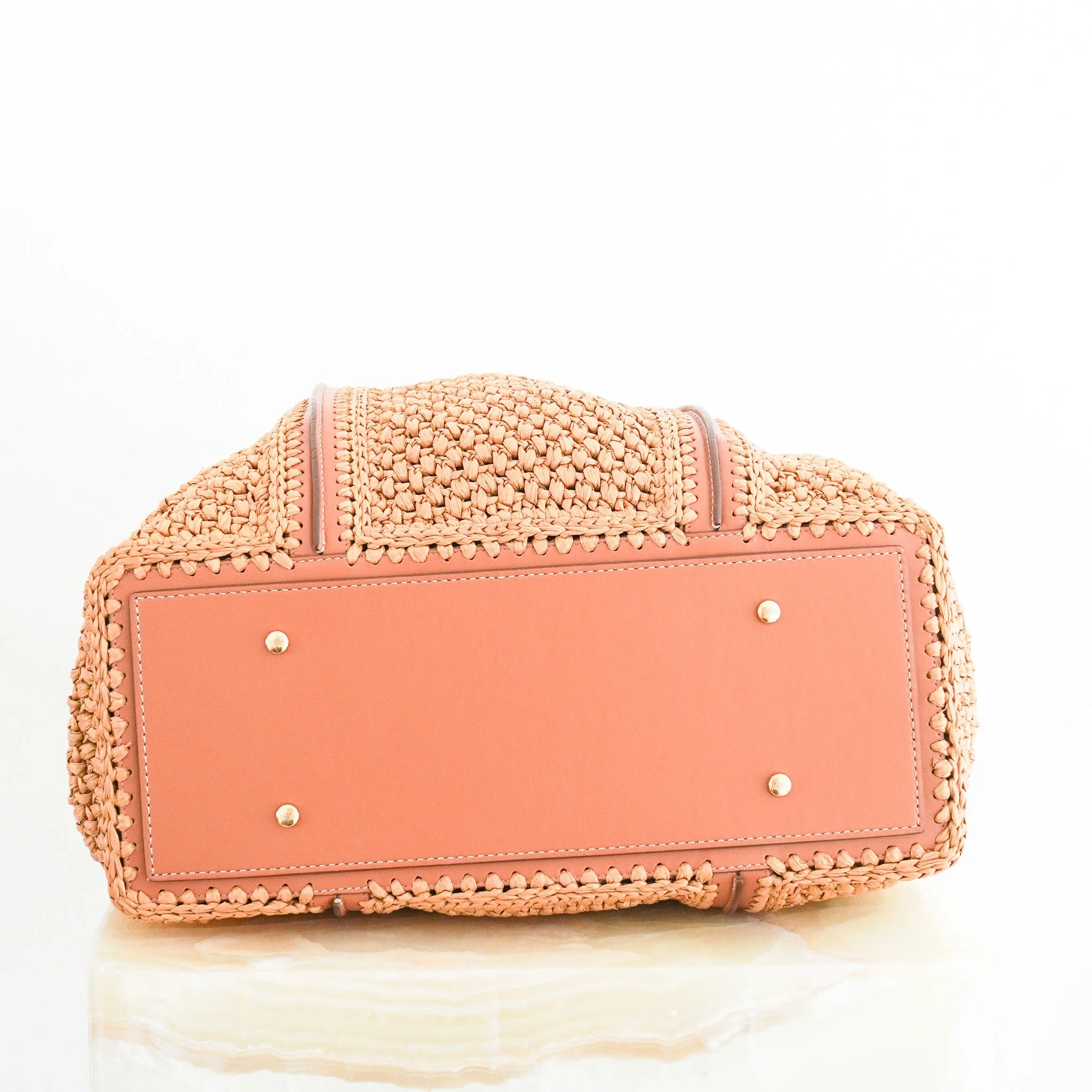 Tod's T Timeless Raffia Shoulder Bag RRP £2,390 | Authentic Preloved - Image 6