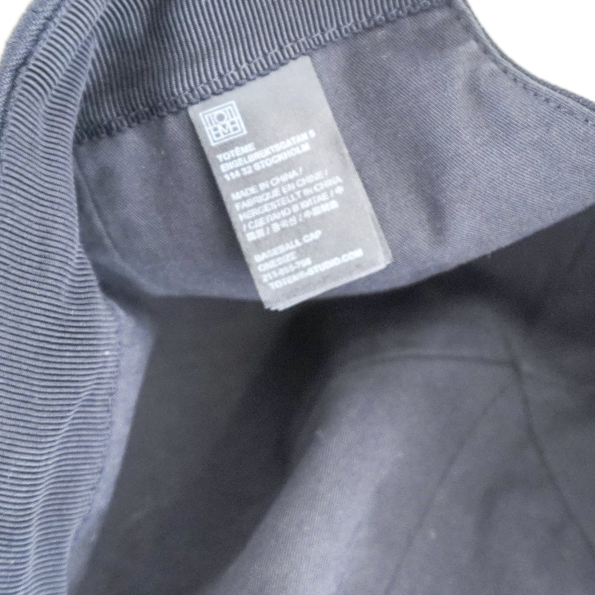 Toteme Black Logo Baseball Cap (RRP £200) | Authentic Preloved FINAL SALE - Image 7