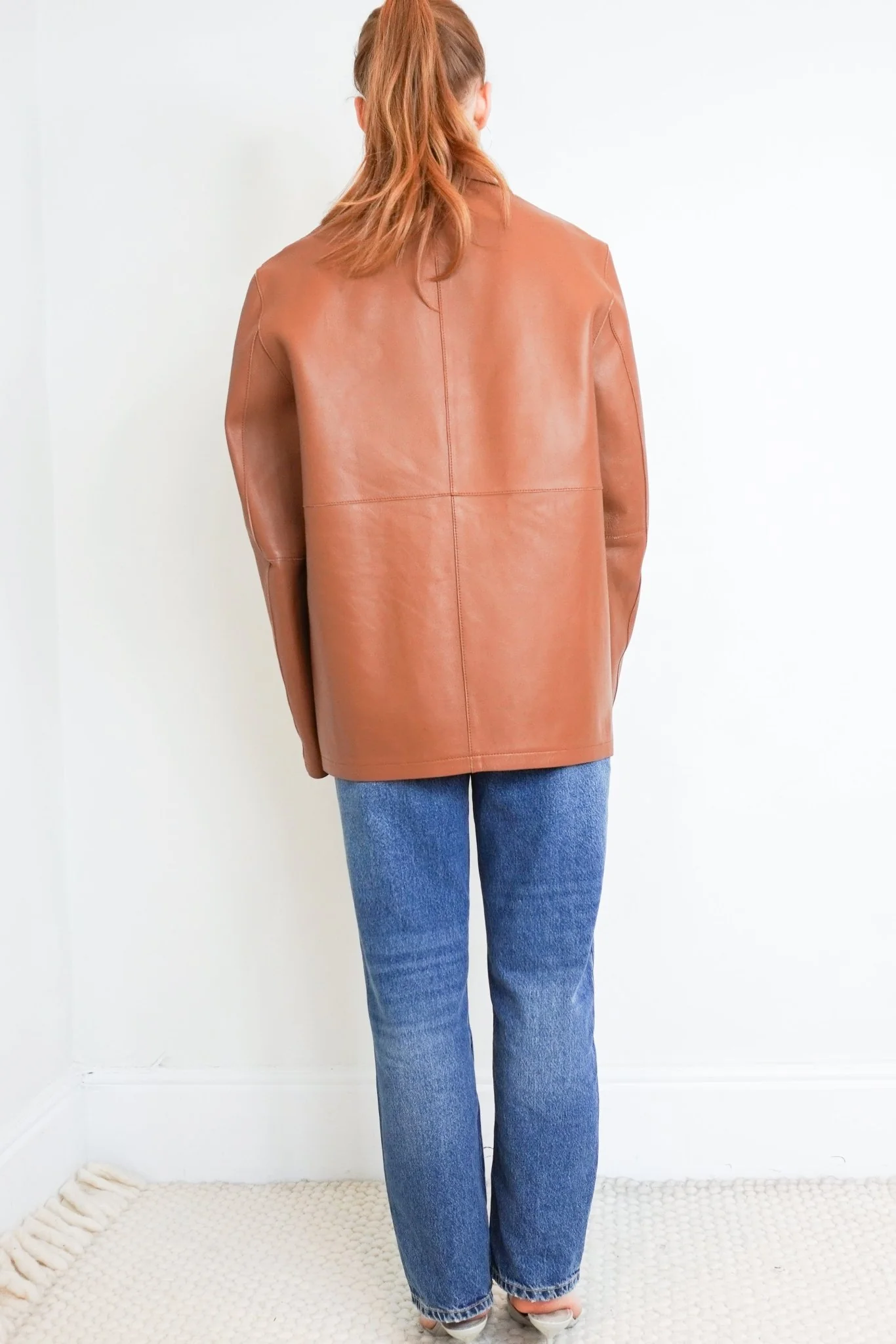 Toteme Brown Leather Blazer RRP £2000 | Preloved Authentic - Image 3