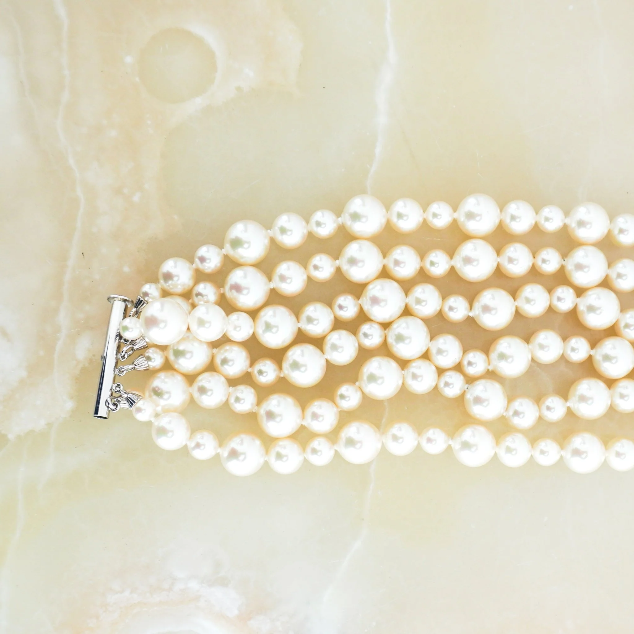 Unbranded Multi-Strand Pearl Bracelet | Authentic Preloved FINAL SALE - Image 3