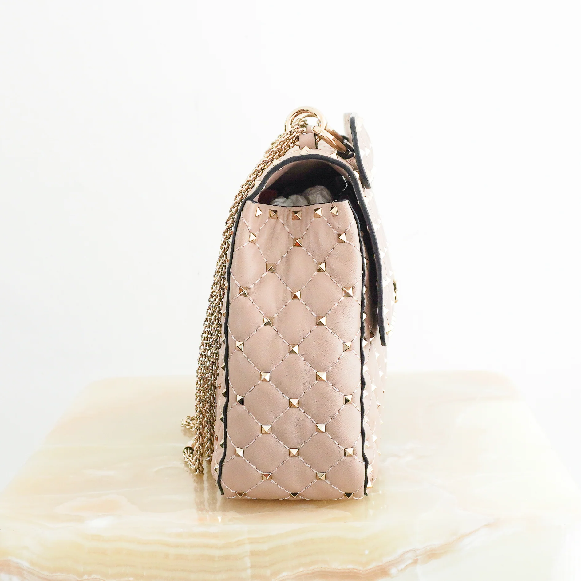 Valentino Large Nappa Rockstud Spike Bag RRP £2800 | Authentic Preloved - Image 2