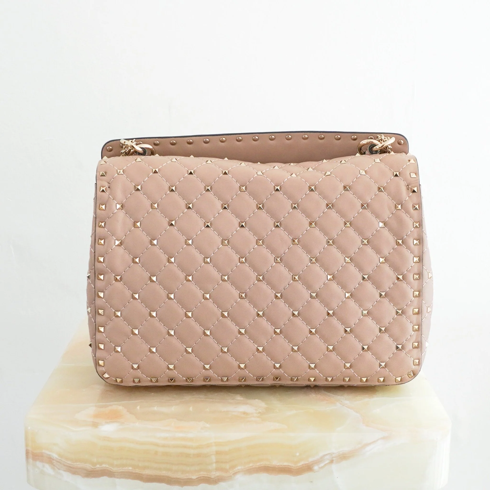 Valentino Large Nappa Rockstud Spike Bag RRP £2800 | Authentic Preloved - Image 3