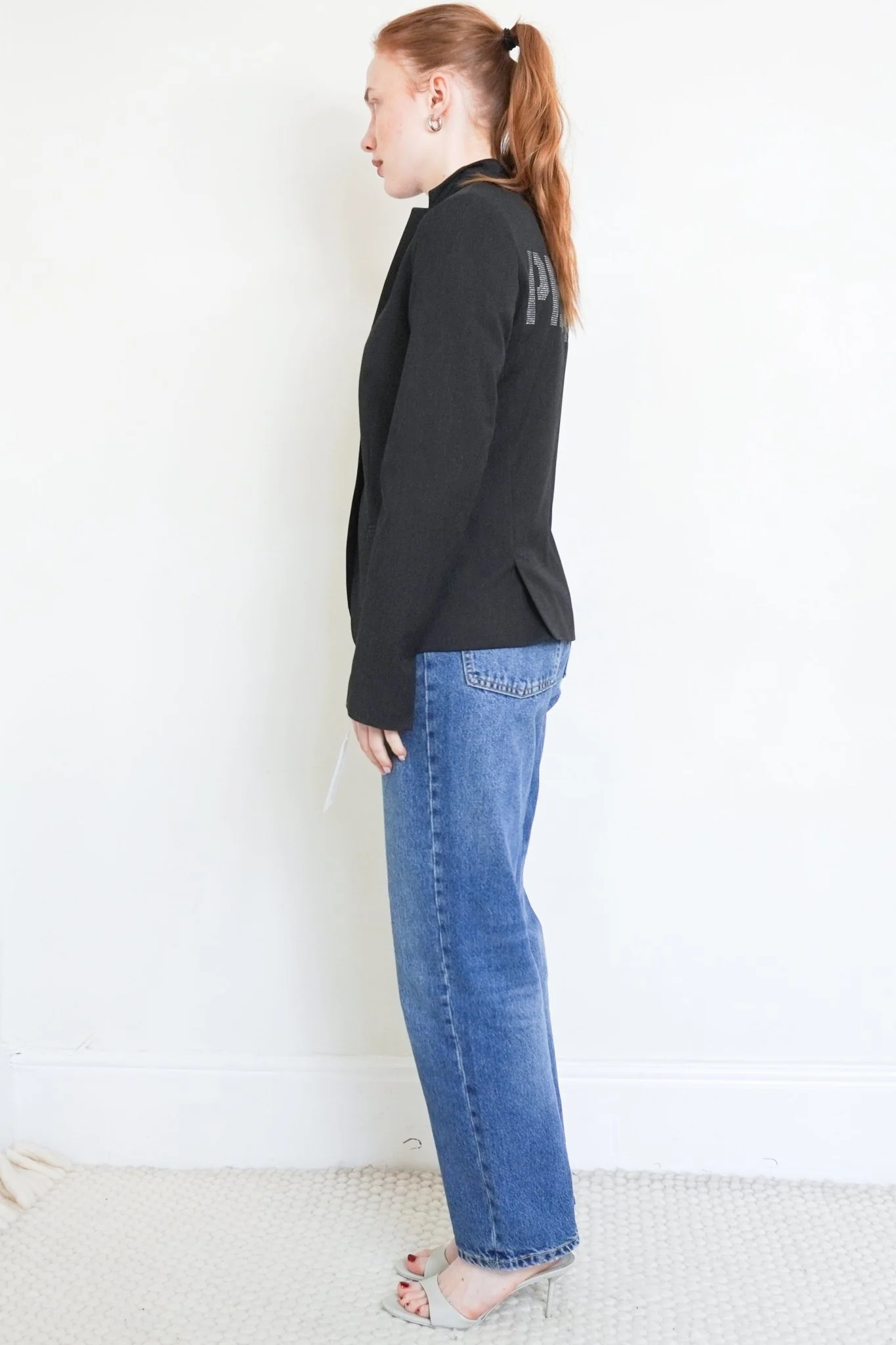 Zadig & Voltaire Dark Grey Peace Volta Blazer RRP £550 | Authentic Preloved - Image 2