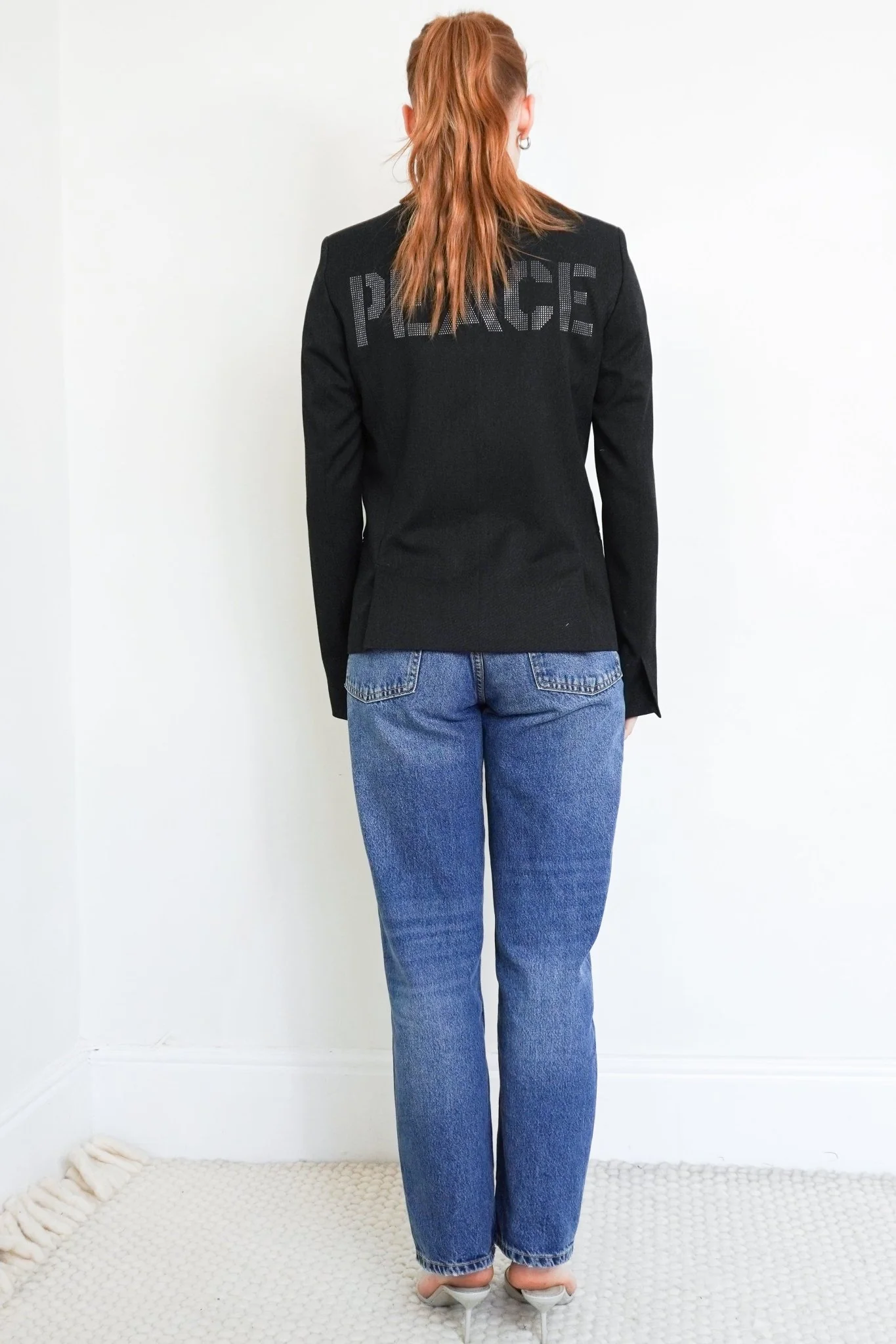 Zadig & Voltaire Dark Grey Peace Volta Blazer RRP £550 | Authentic Preloved - Image 3