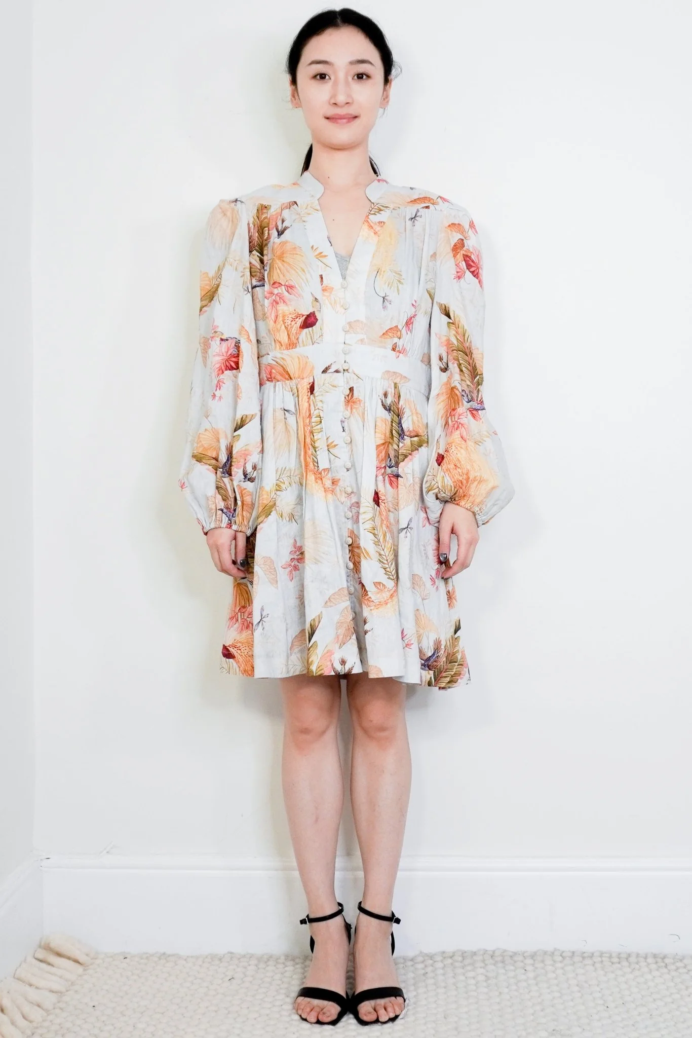 Zimmerman Blue Tropical Mini Dress RRP £650 | Authentic & Preloved