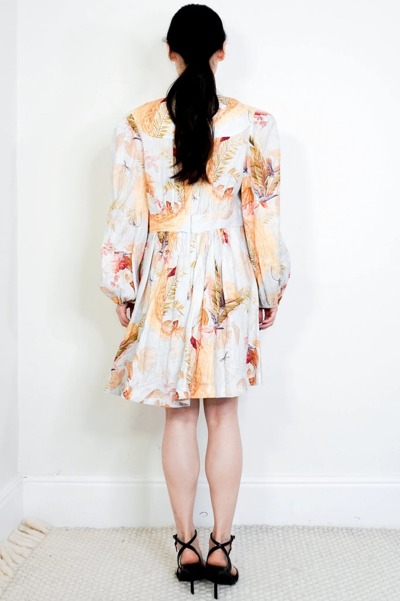 Zimmerman Blue Tropical Mini Dress RRP £650 | Authentic & Preloved - Image 3