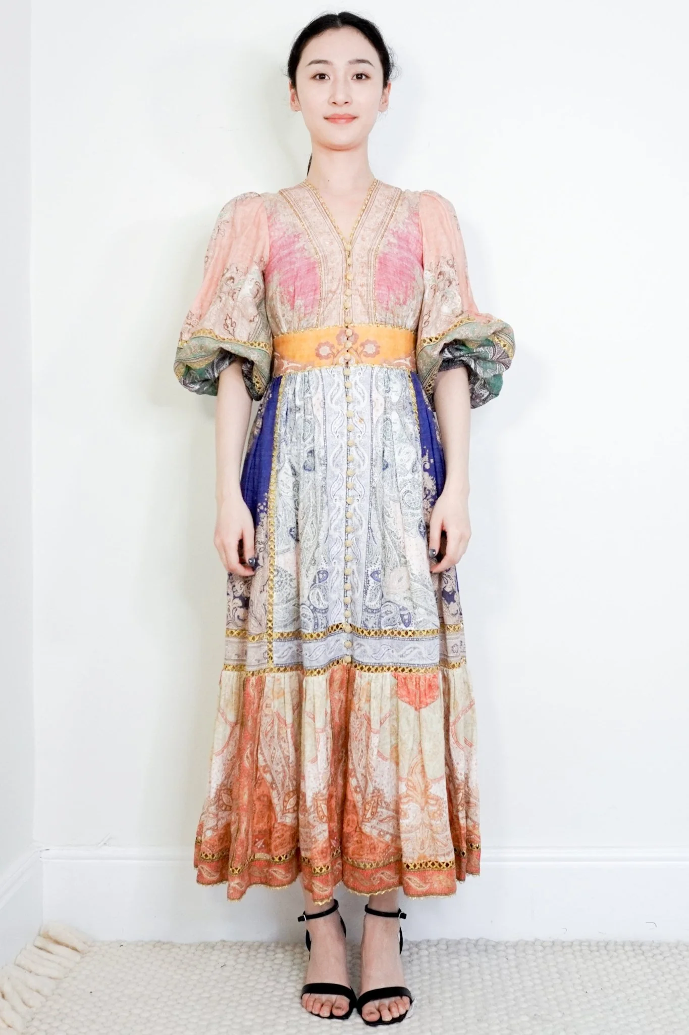 Zimmermann Multicolour Paisley Maxi Dress RRP £1575 | Authentic & Preloved