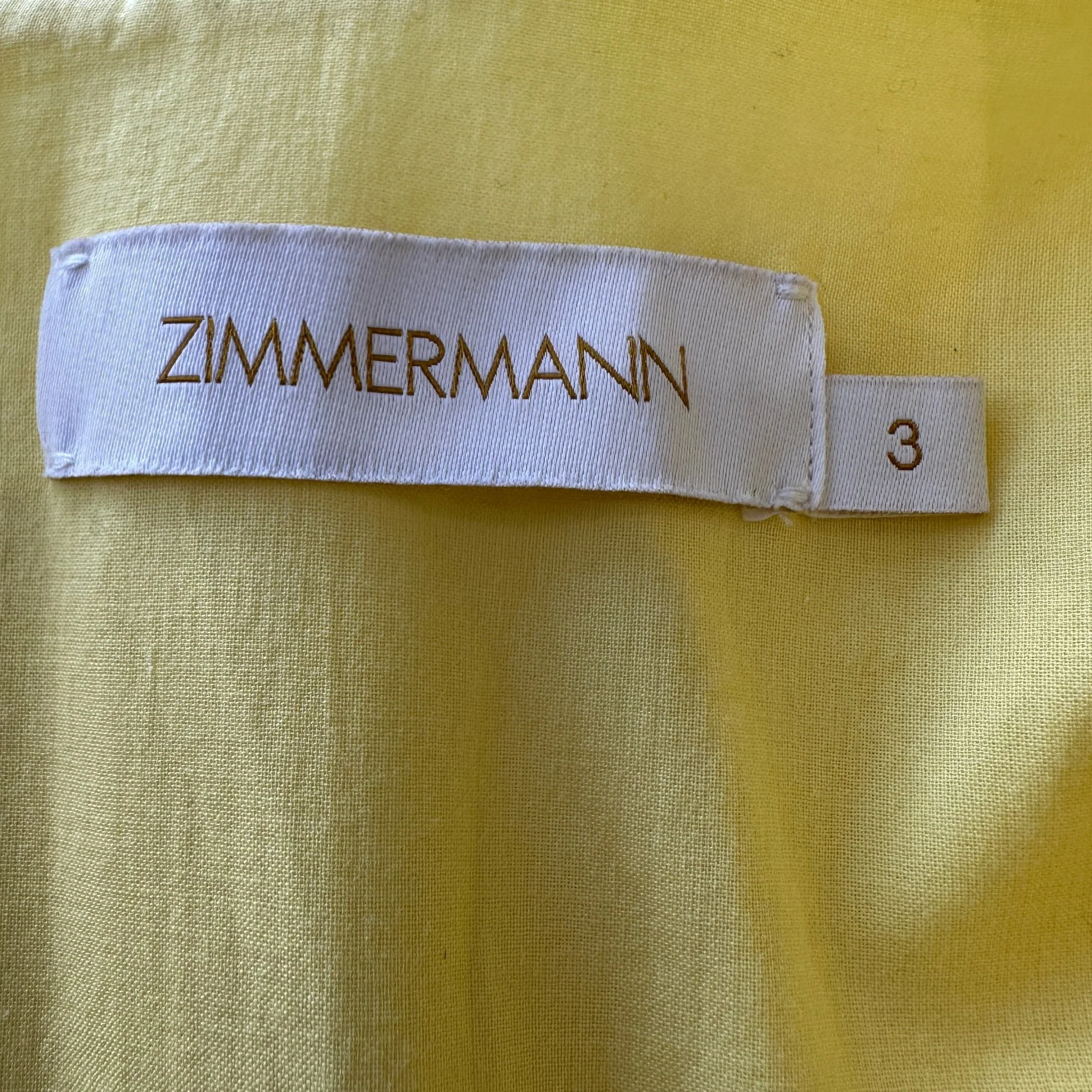 Zimmermann Yellow Mini Dress RRP £900 | Authentic Preloved - Image 4